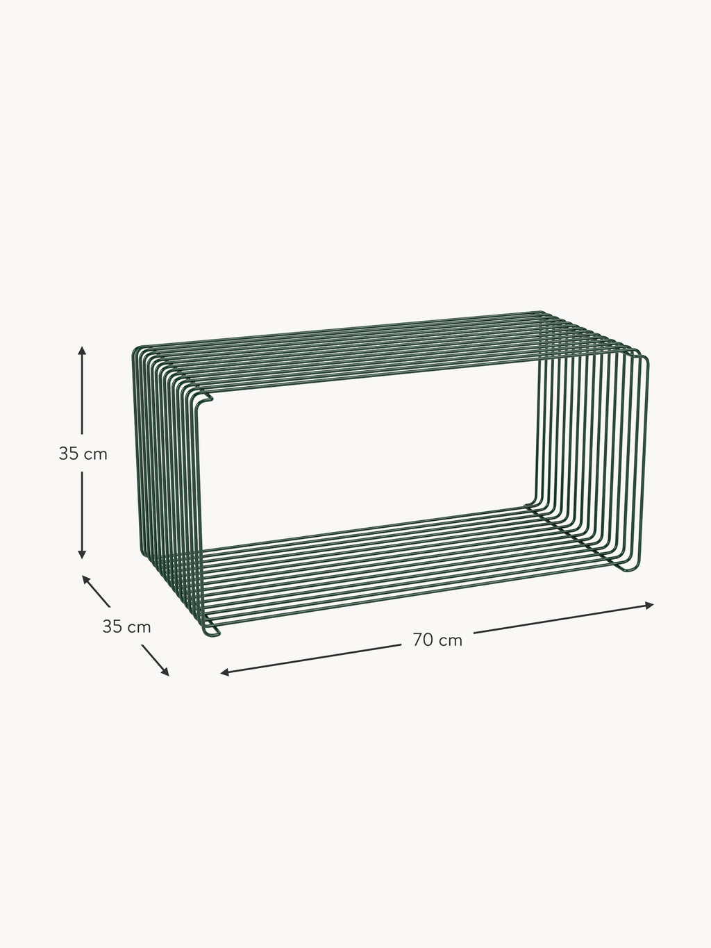 Module Panton Wire Extended for Modular Shelf System, W 70 cm