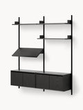 Gallery image 1 - Large Wall-Mounted Shelf Living with Cabinets
