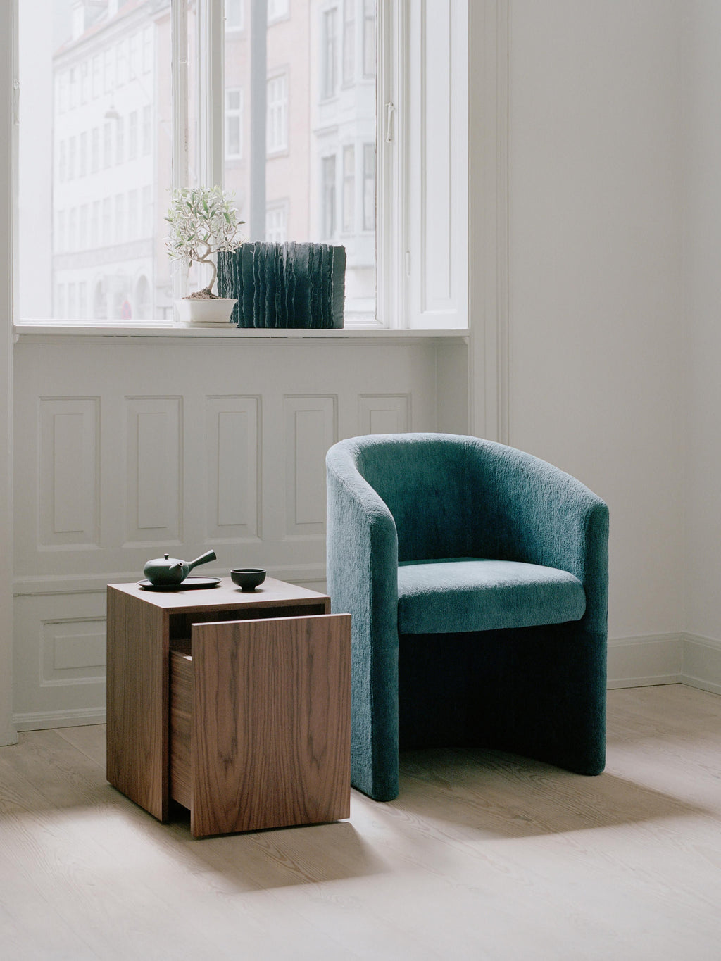 Mass Wooden Side Table