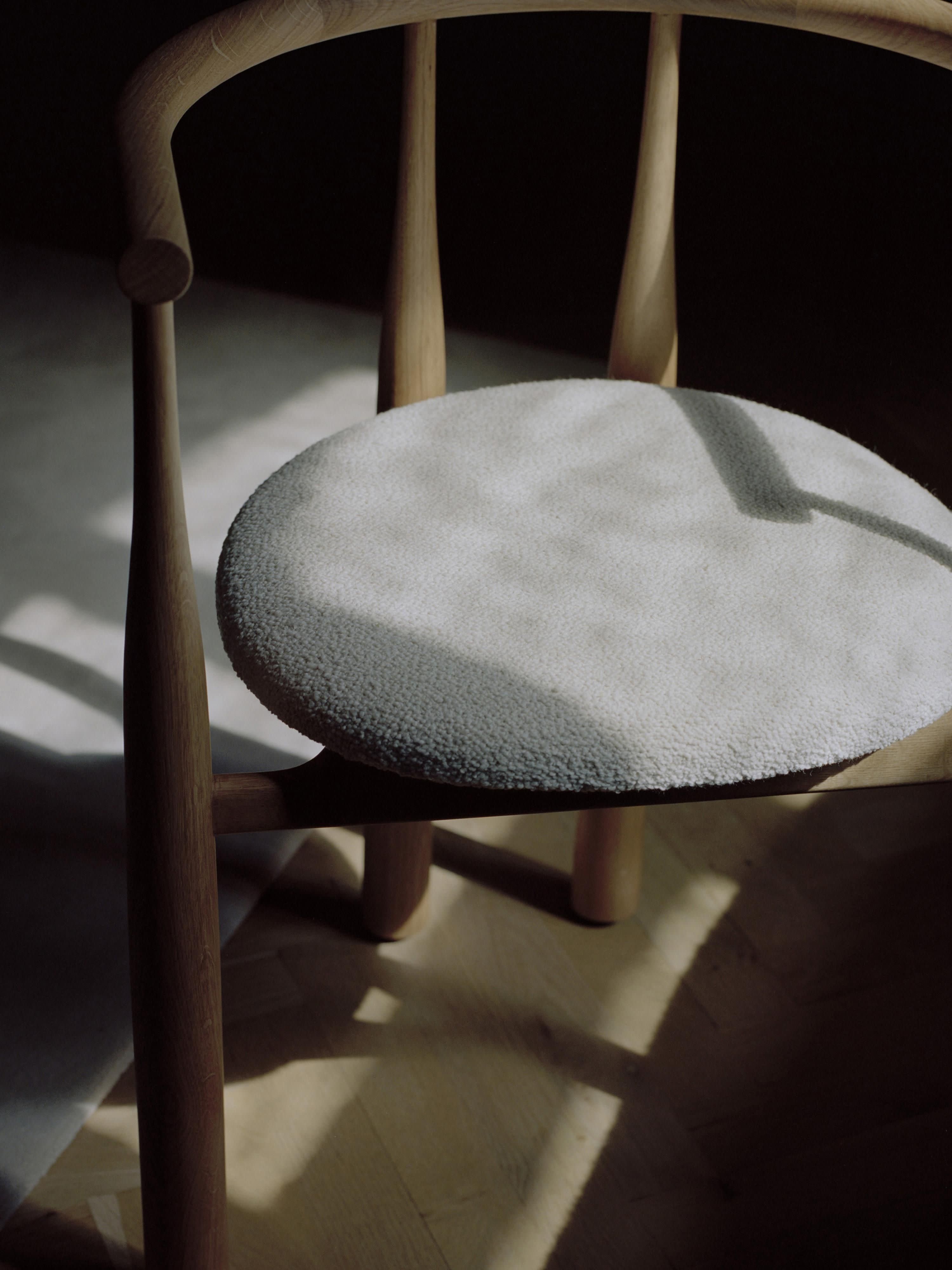 Bukowski Oak Wood Armchair