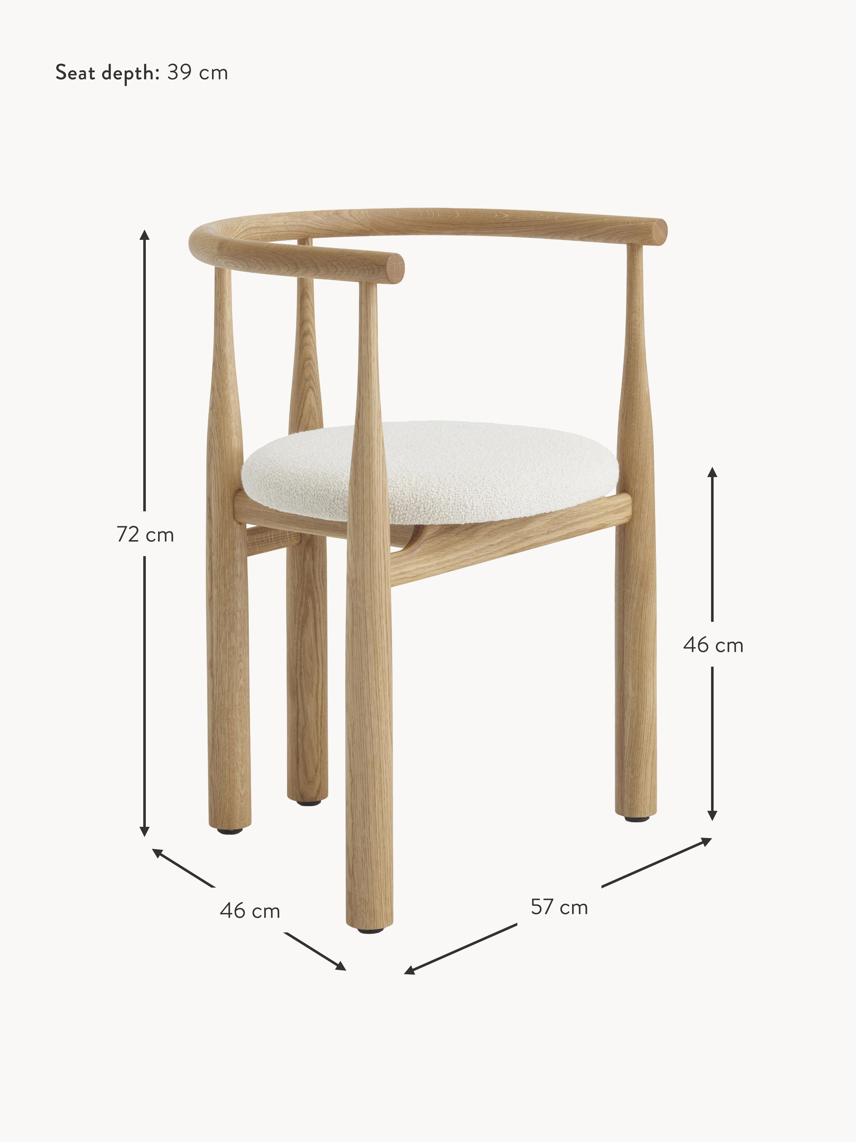 Bukowski Oak Wood Armchair