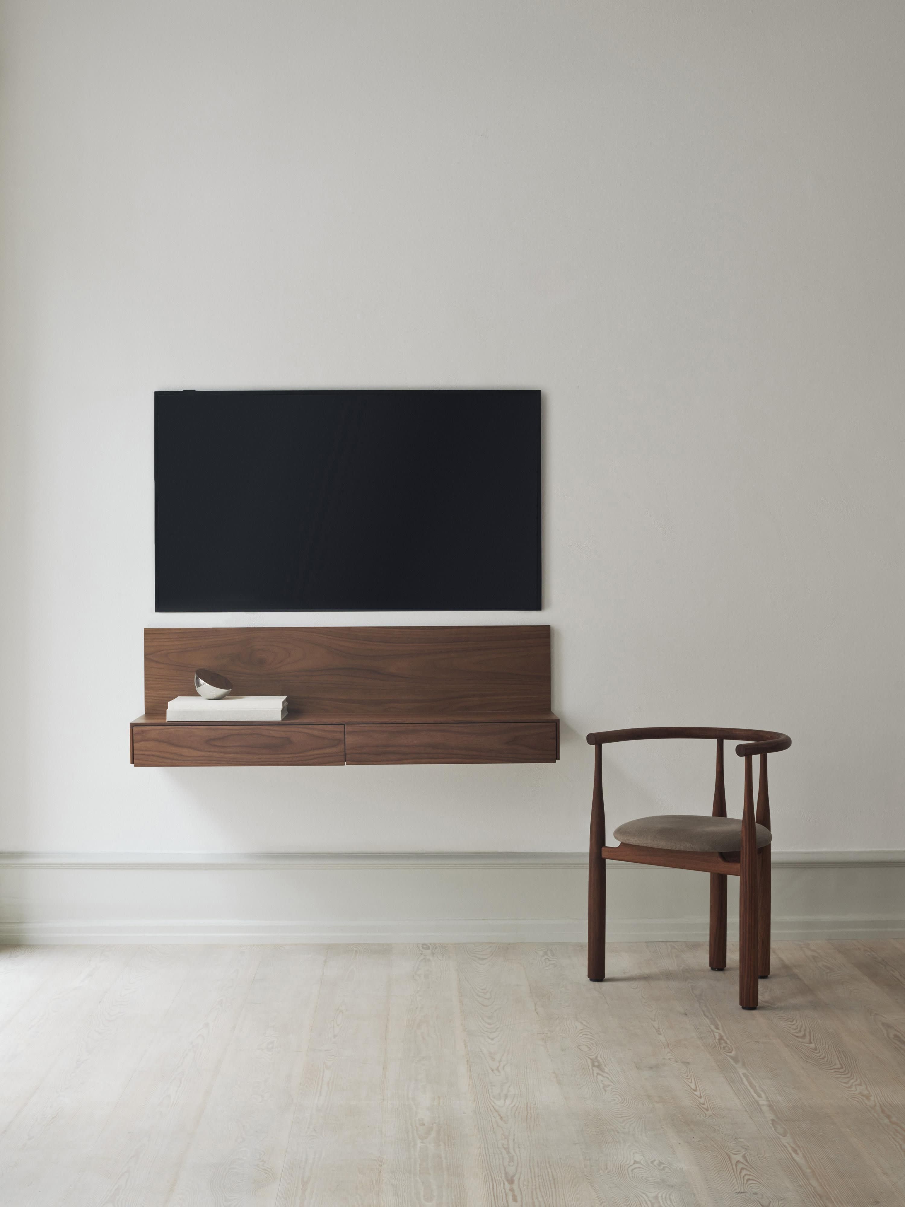 Bukowski Walnut Wood Armchair