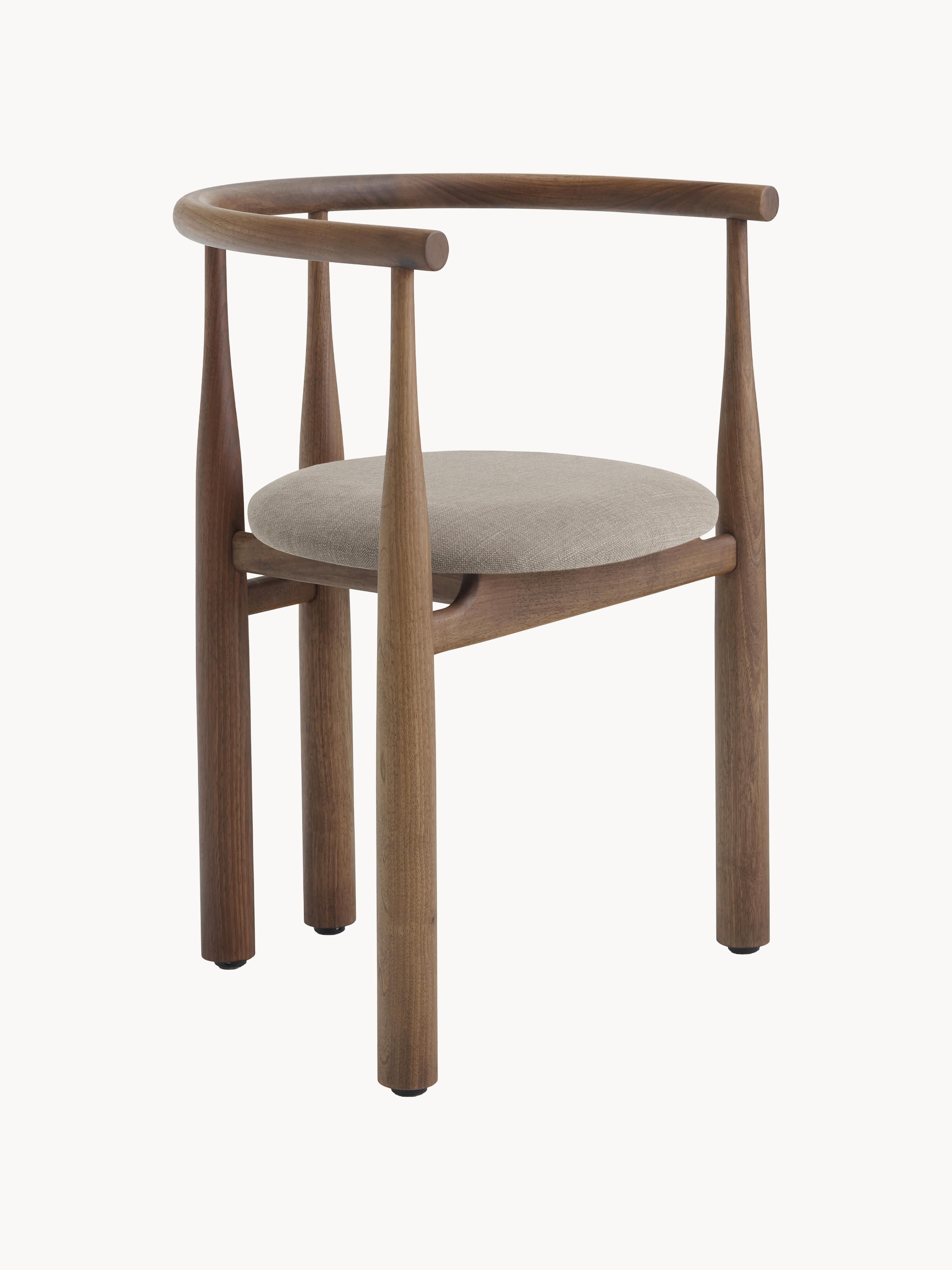 Gallery image 1 - Walnut Wood Armchair Bukowski
