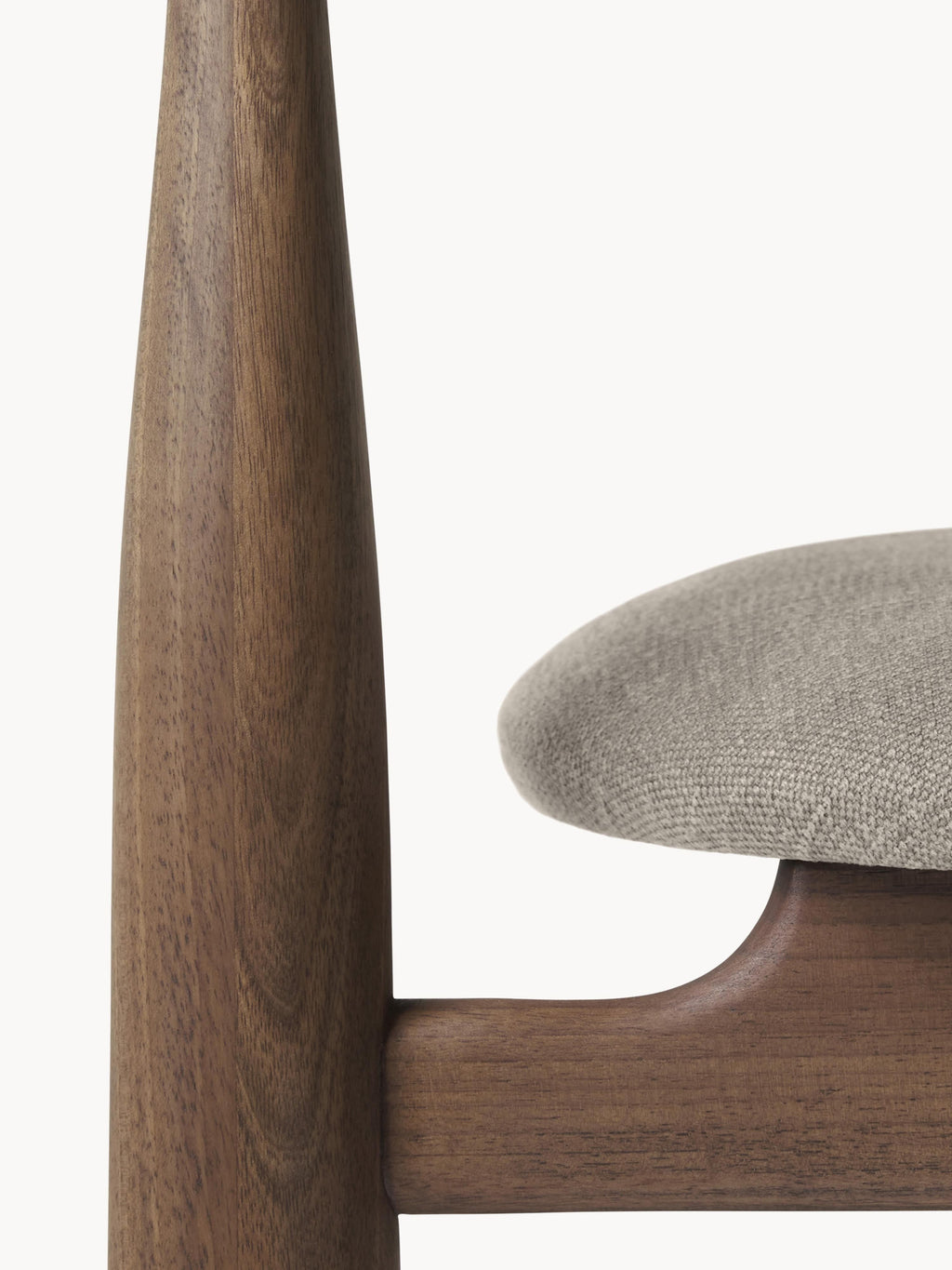 Bukowski Walnut Wood Armchair