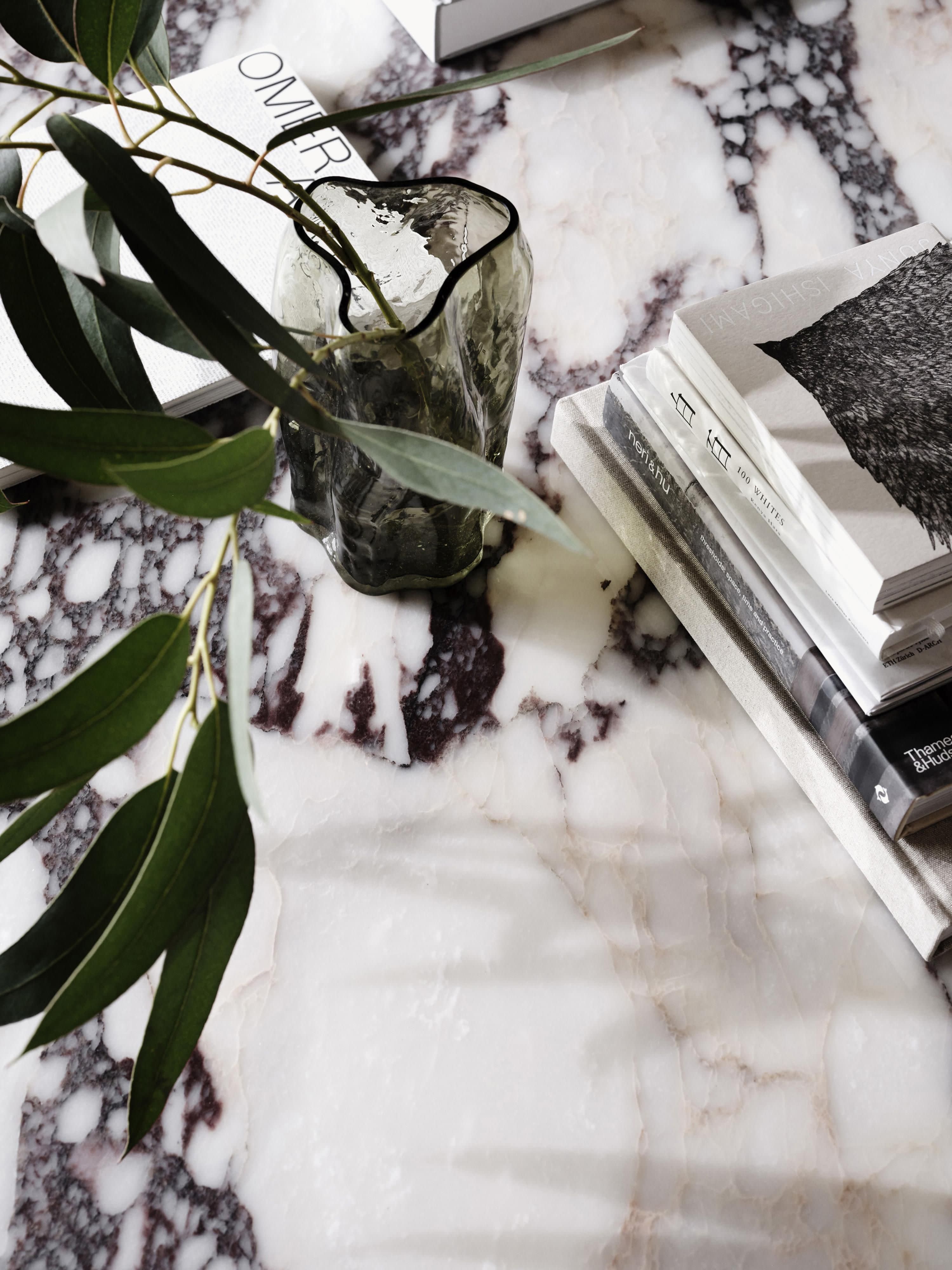 Florence Dining Table with Marble Table Top, Ø 145 cm