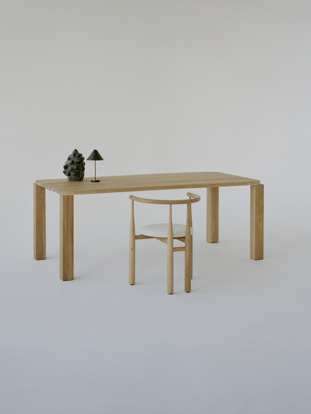Atlas Oak Wood Dining Table, Various Sizes