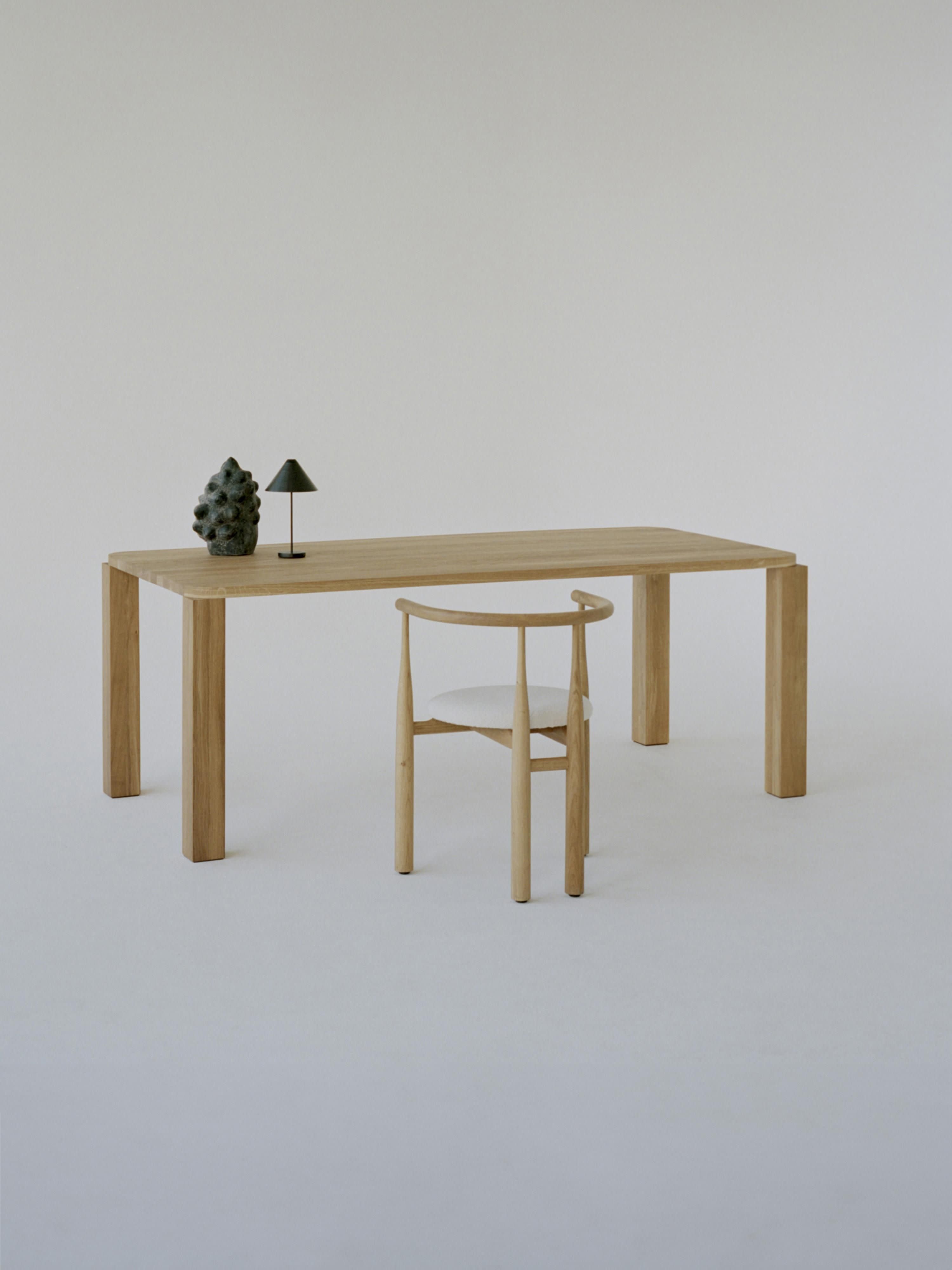 Atlas Oak Wood Dining Table, Various Sizes