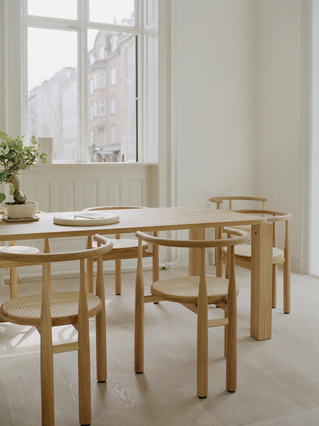 Atlas Oak Wood Dining Table, Various Sizes