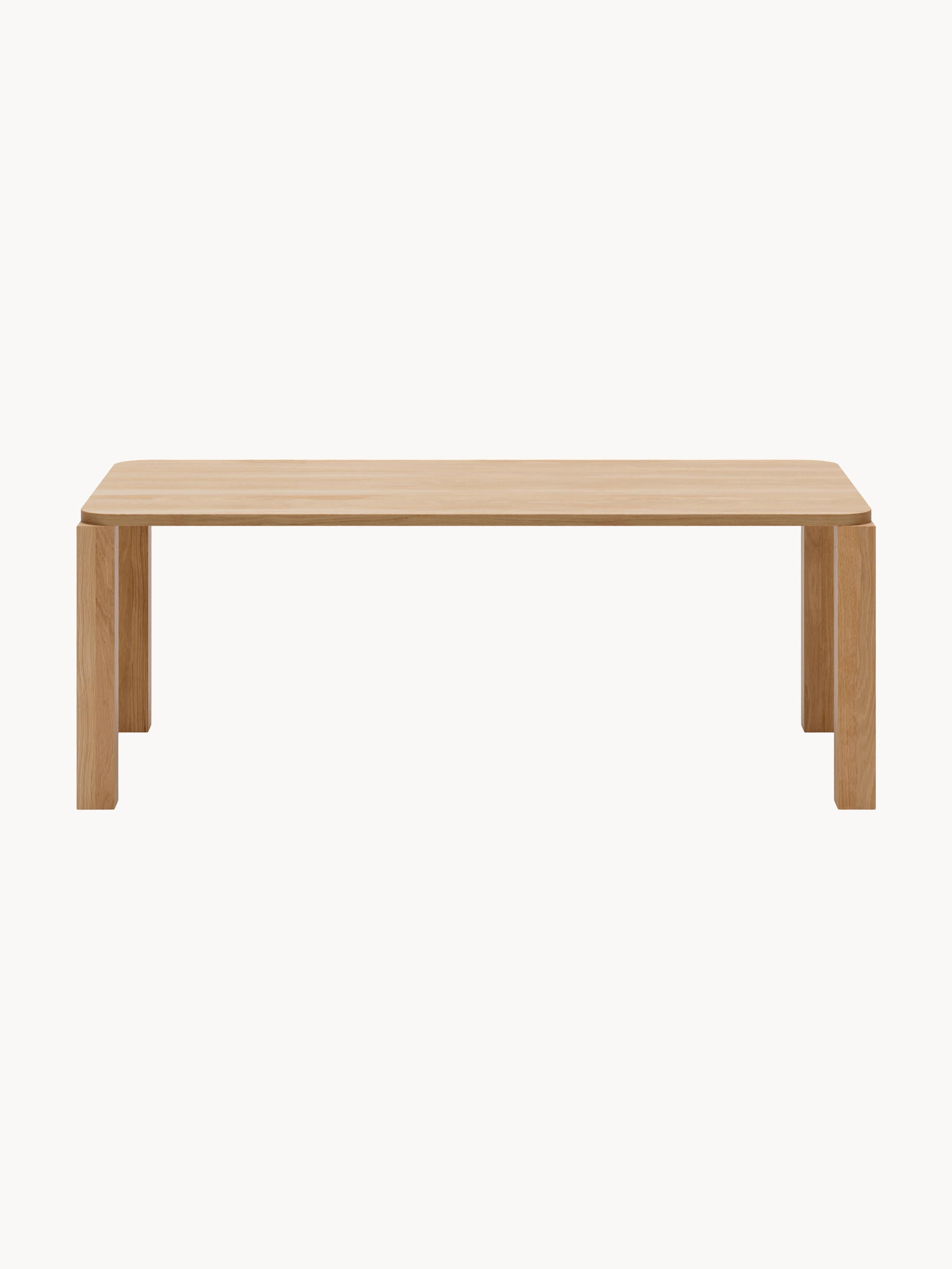 Atlas Oak Wood Dining Table, Various Sizes