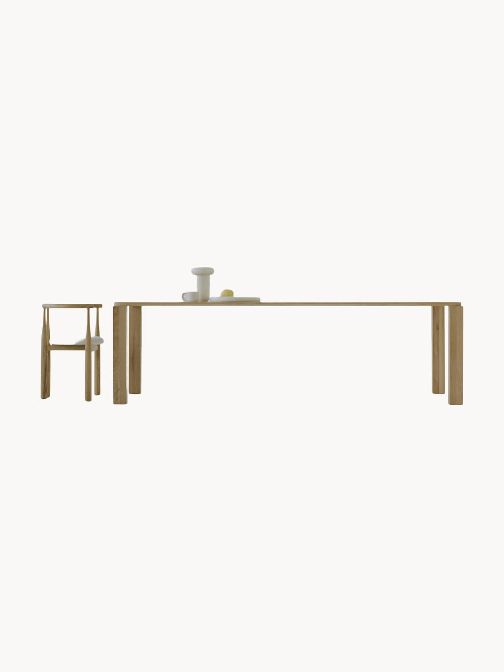 Atlas Oak Wood Dining Table, Various Sizes