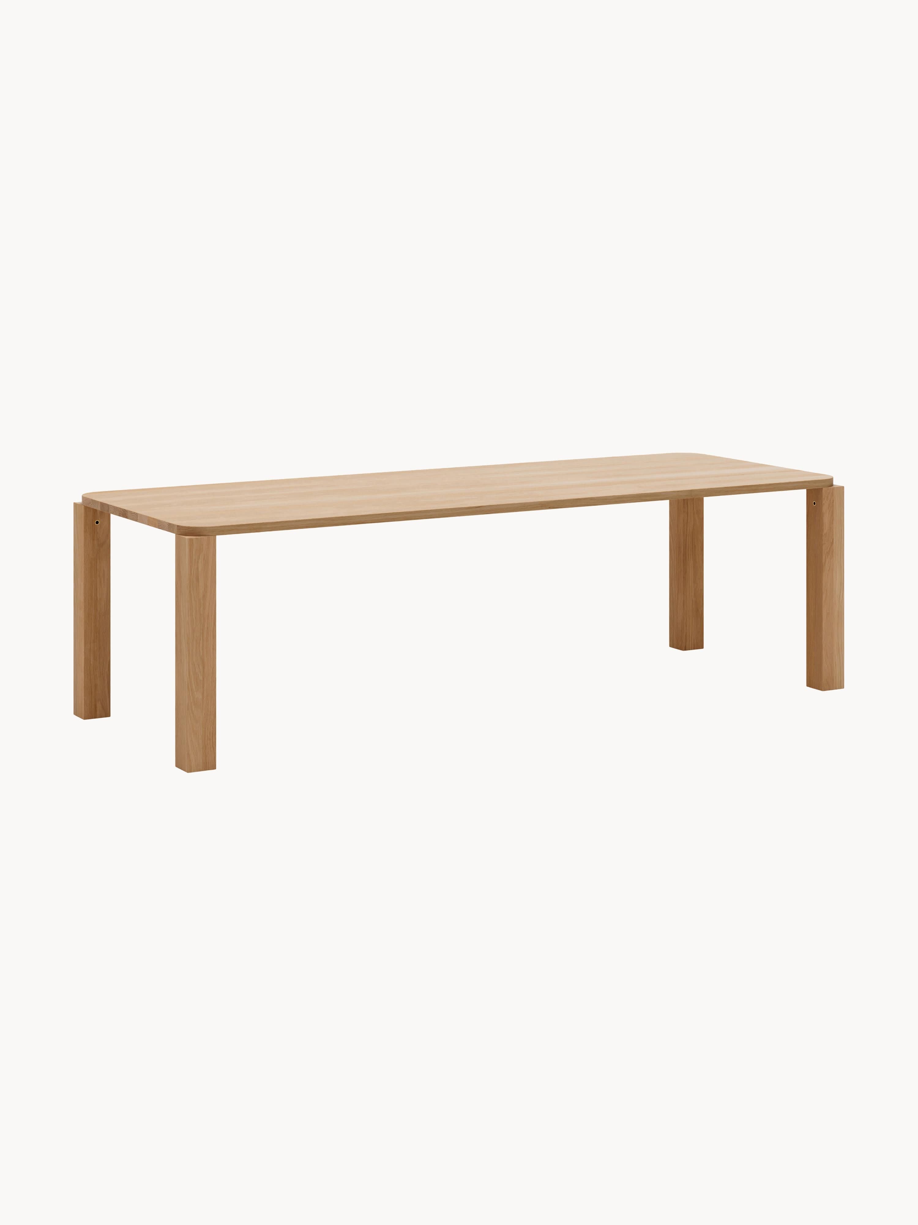 Atlas Oak Wood Dining Table, Various Sizes