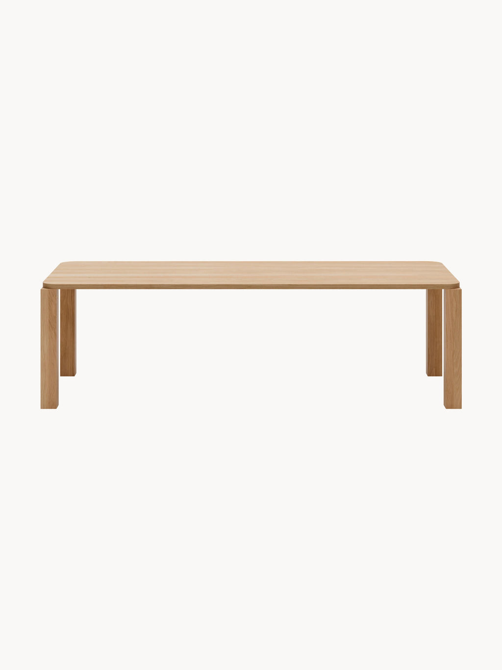 Atlas Oak Wood Dining Table, Various Sizes