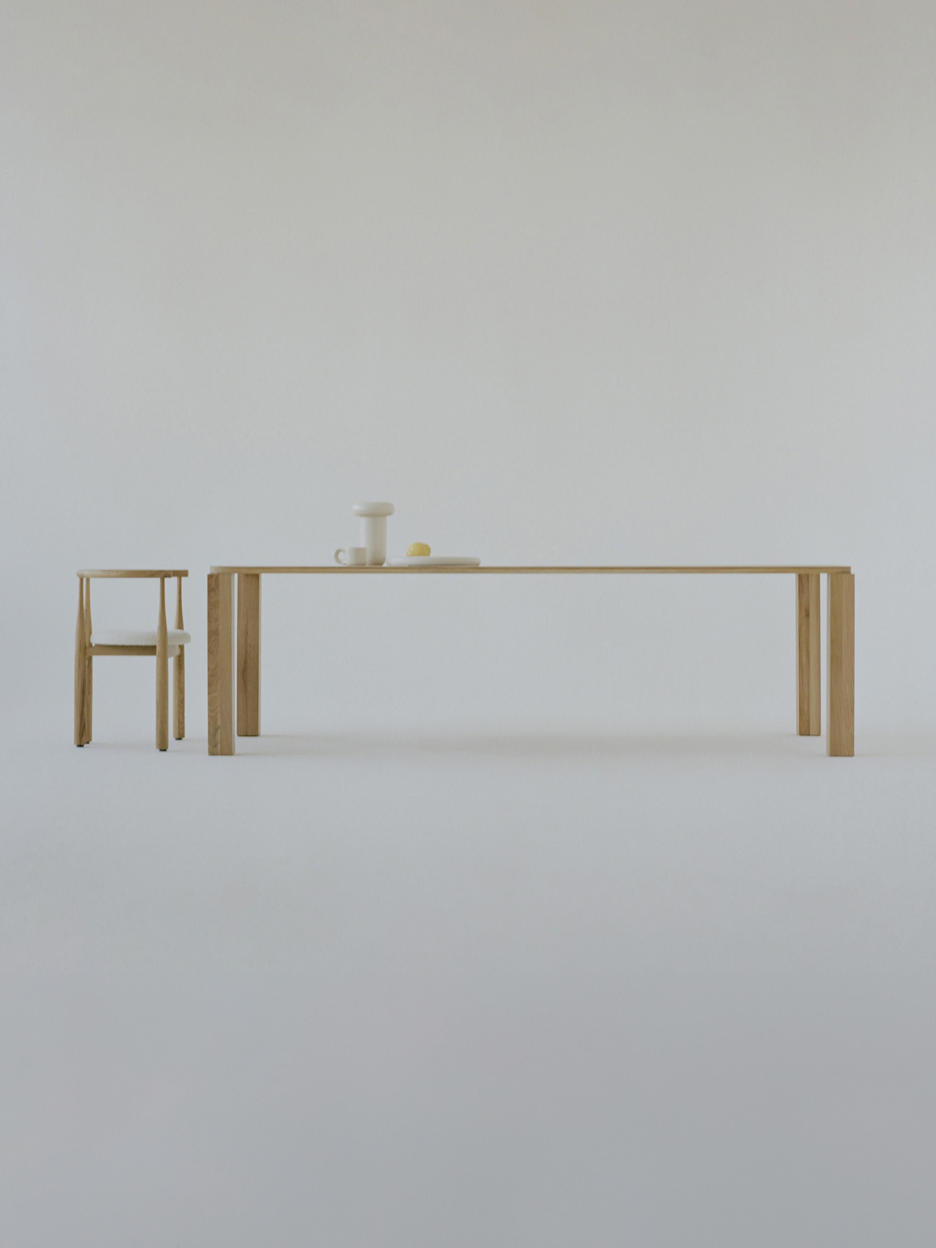 Atlas Oak Wood Dining Table, Various Sizes