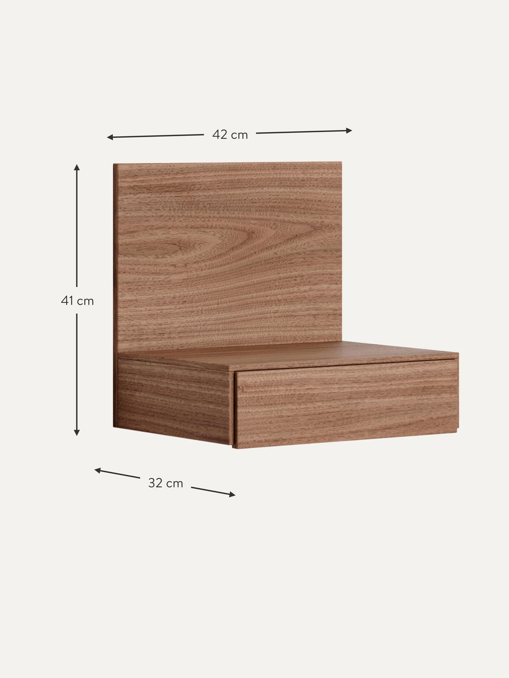 Tana Wall-Mounted Bedside Table