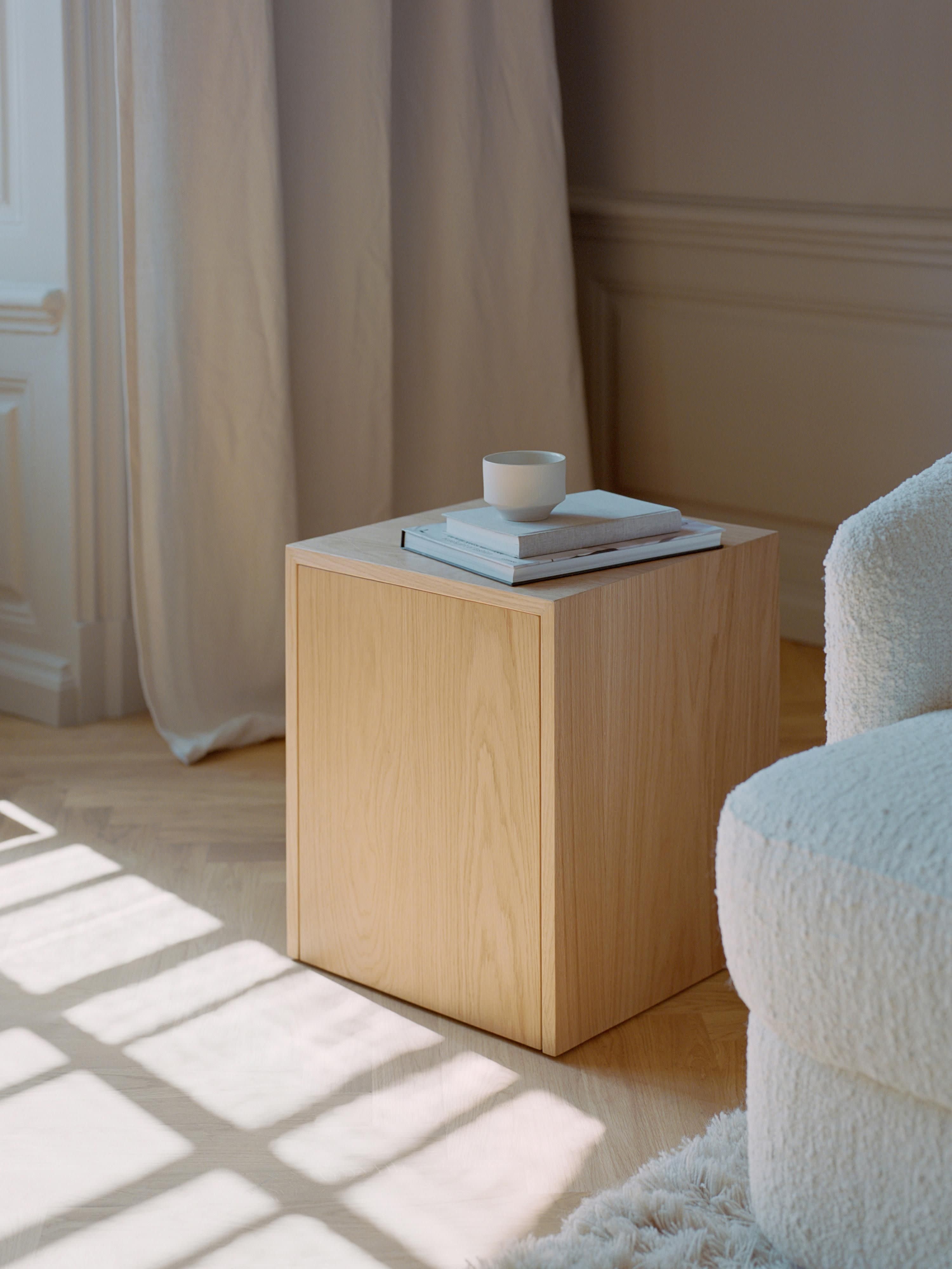 Mass Wooden Side Table