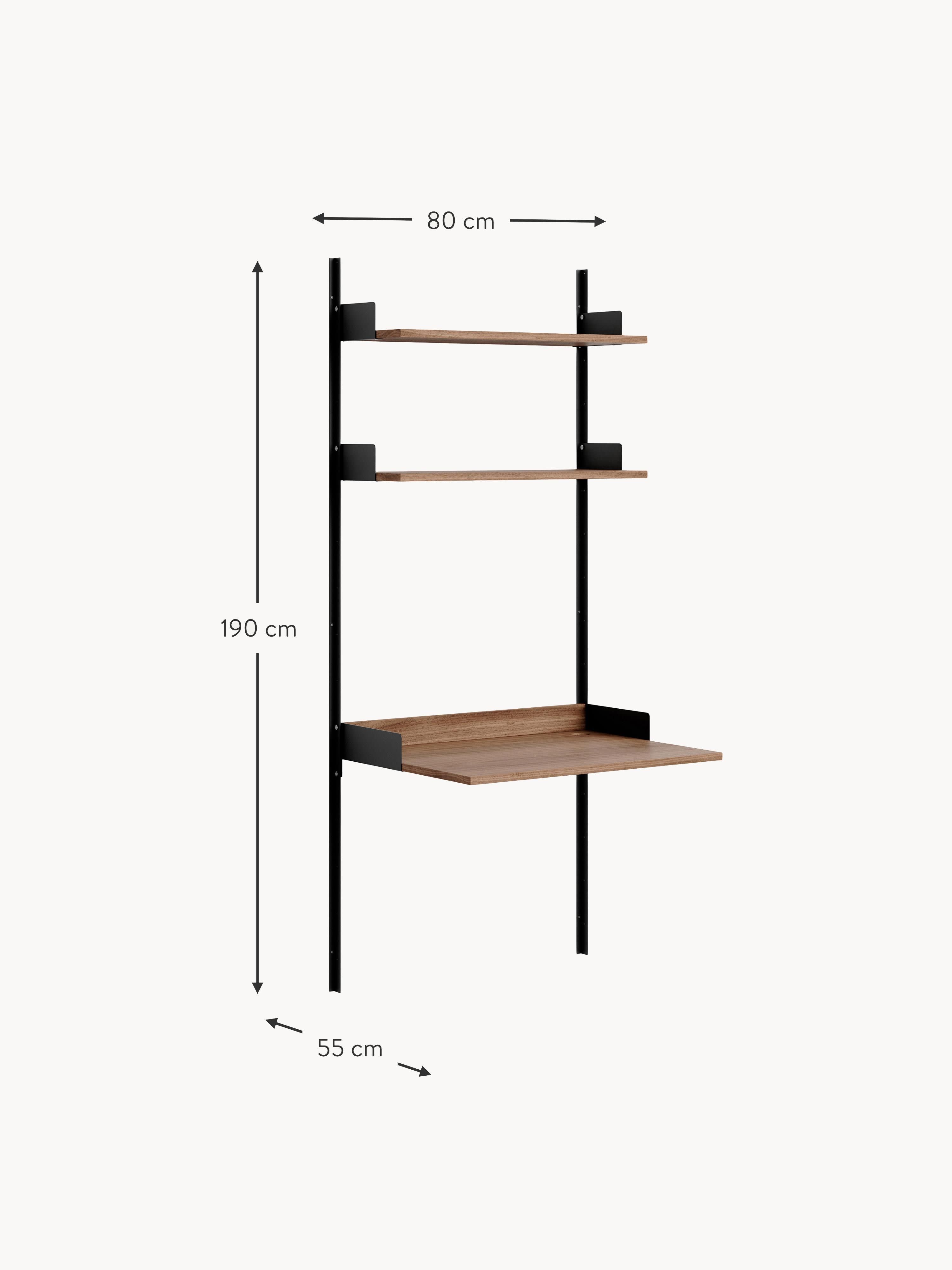 Works Wall Desk New with Shelves