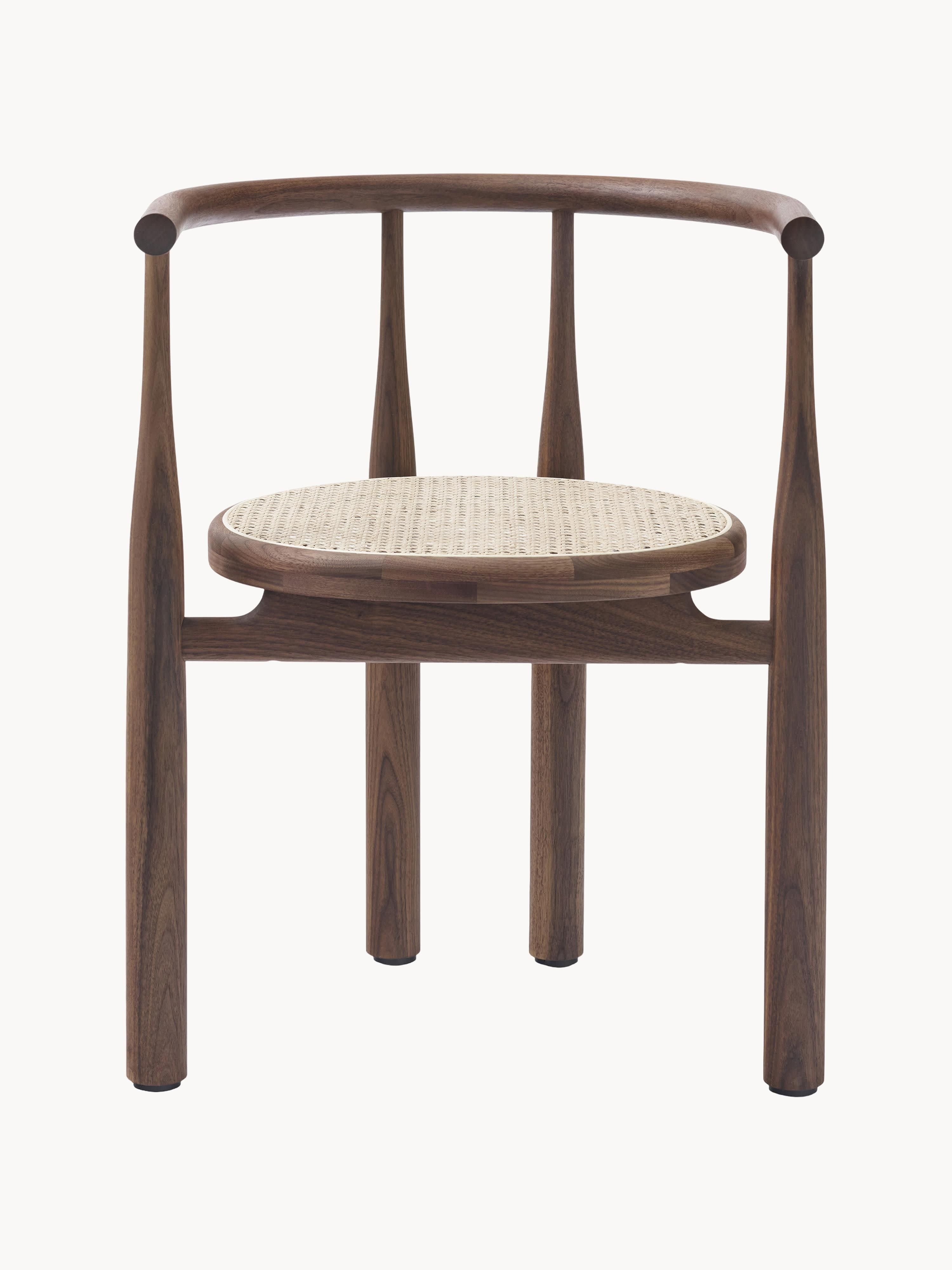 Bukowski Walnut Wood Armchair