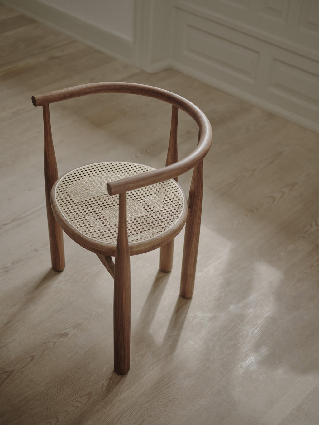 Bukowski Walnut Wood Armchair