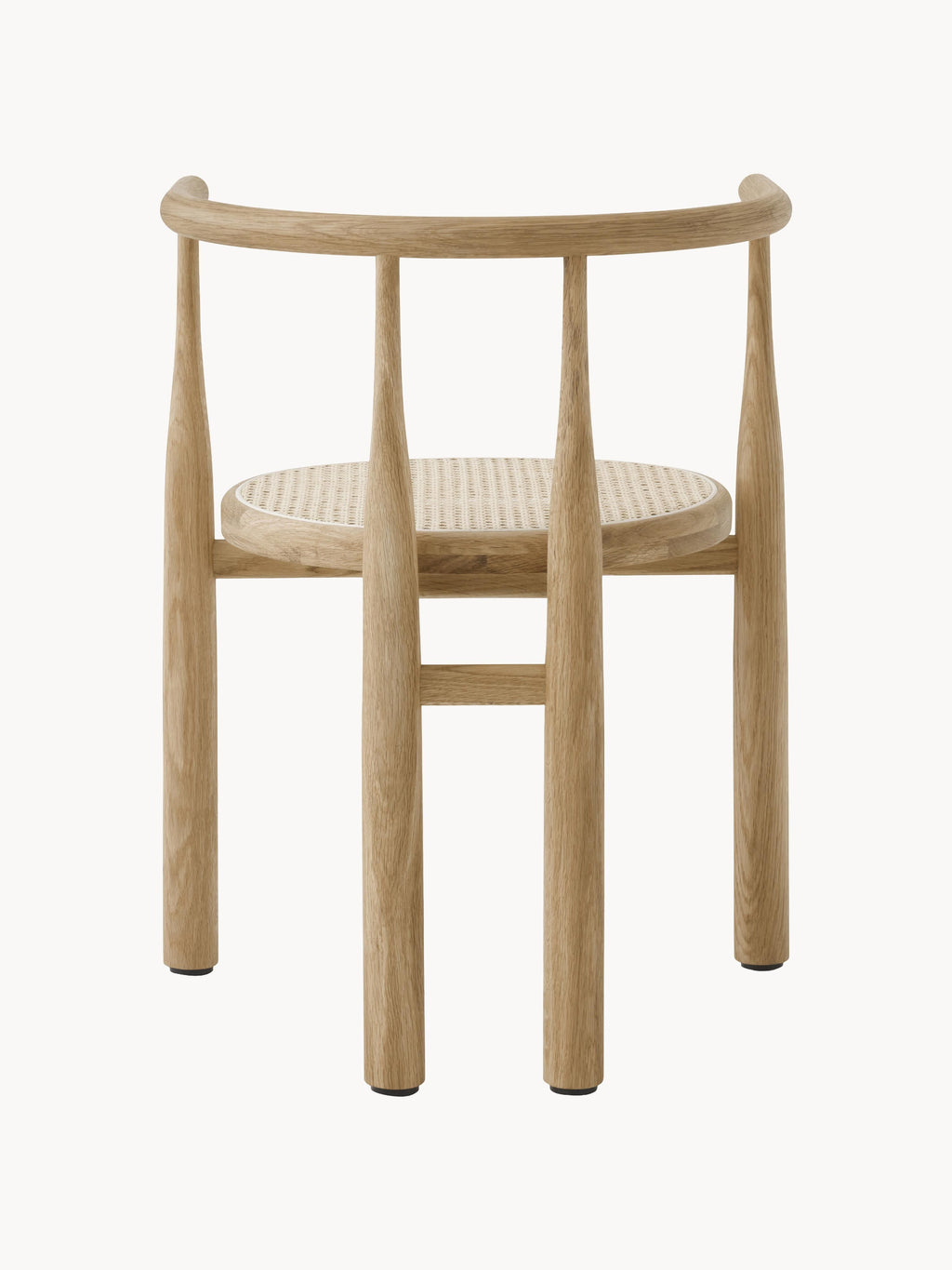 Bukowski Oak Wood Dining Chair with Armrests