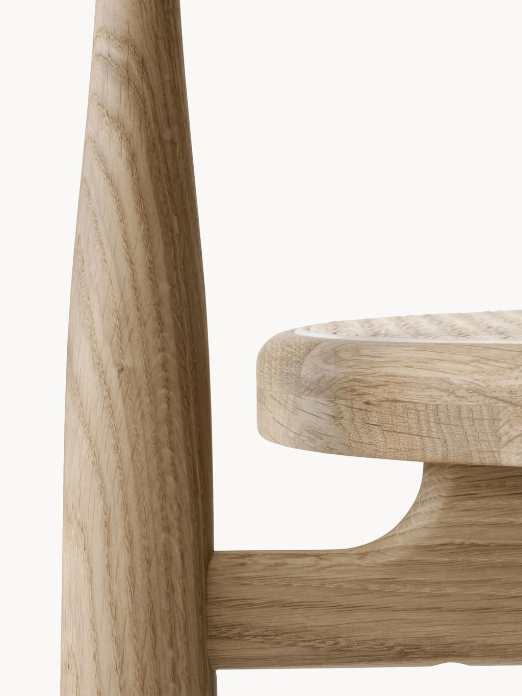 Bukowski Oak Wood Dining Chair with Armrests