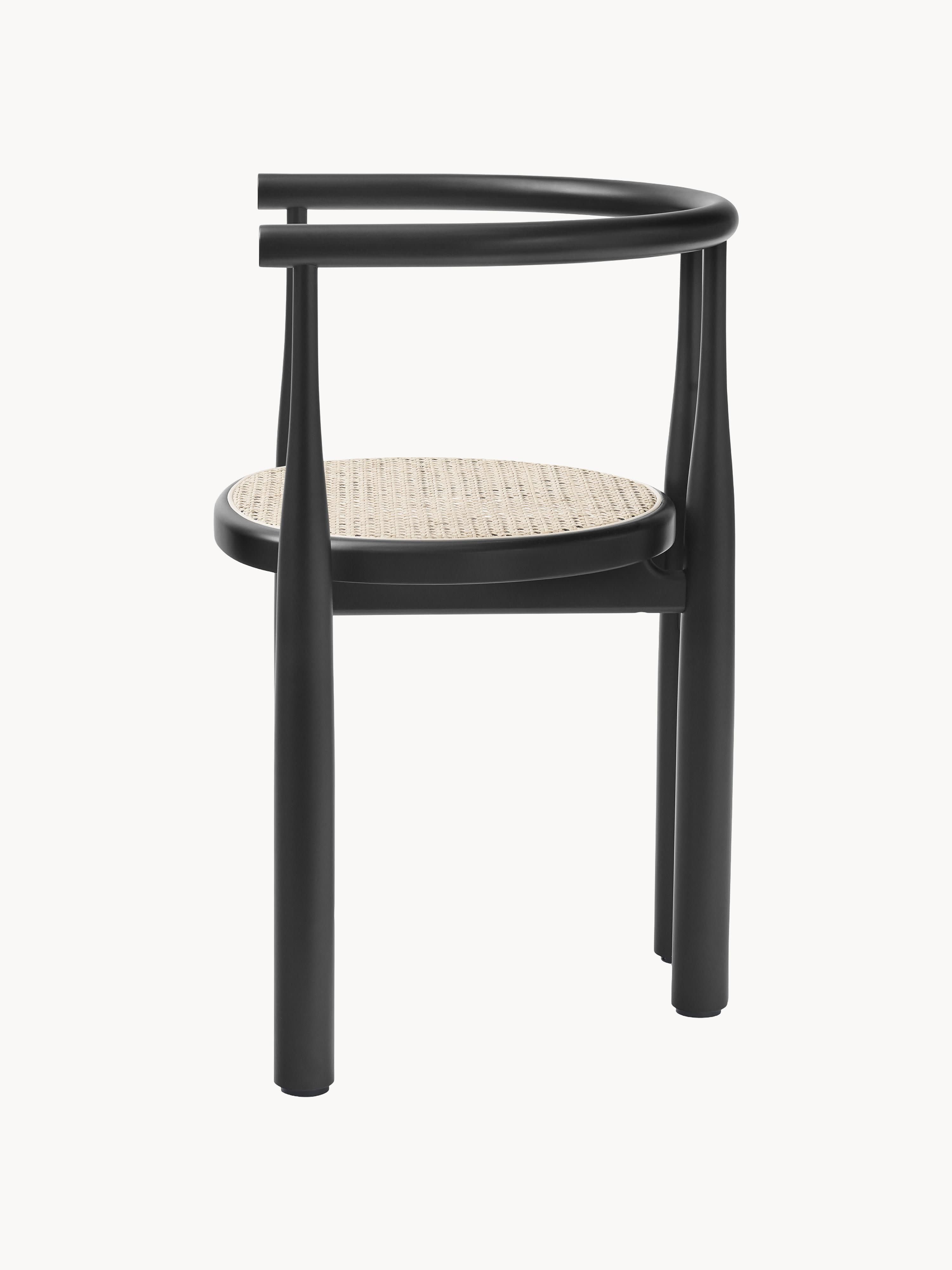 Bukowski Beech Wood Dining Chair with Armrests