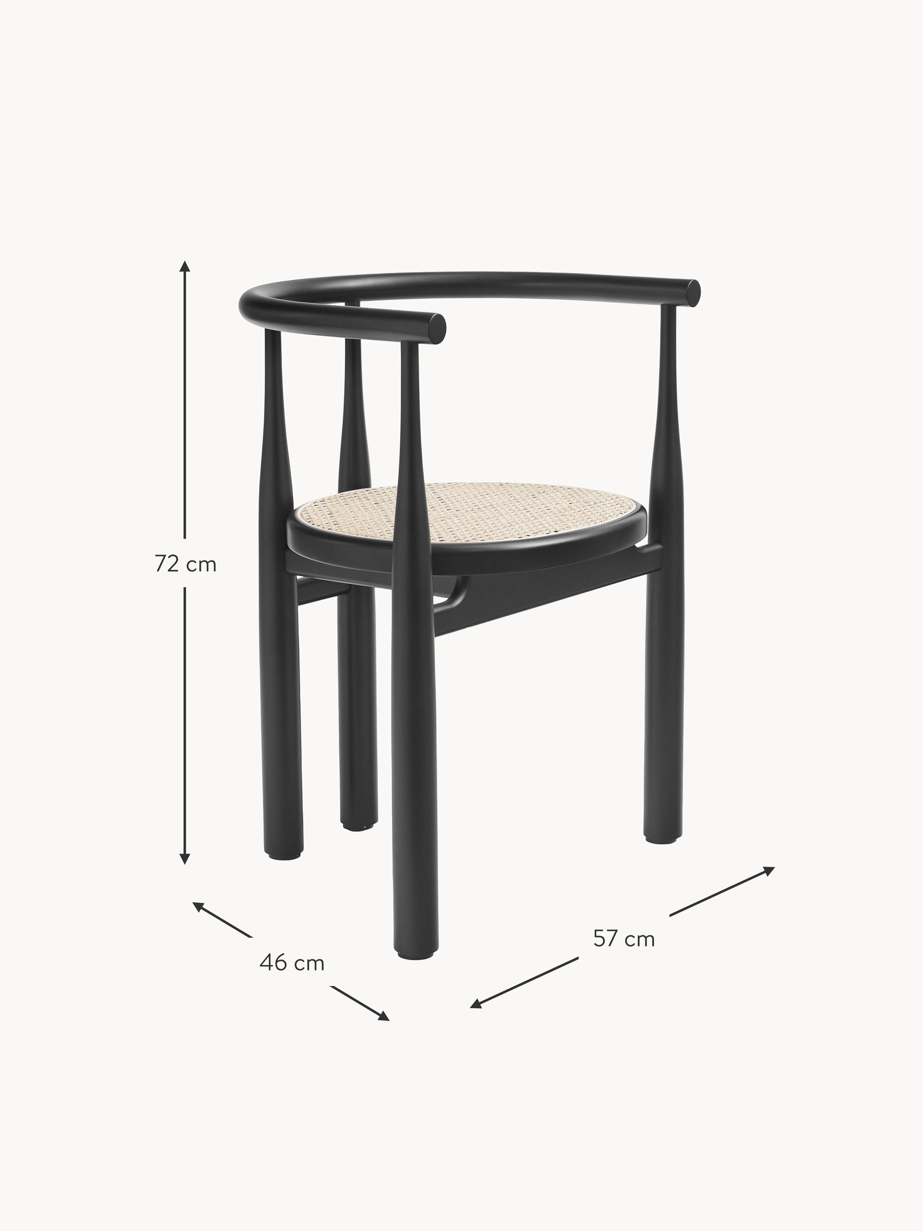 Bukowski Beech Wood Dining Chair with Armrests