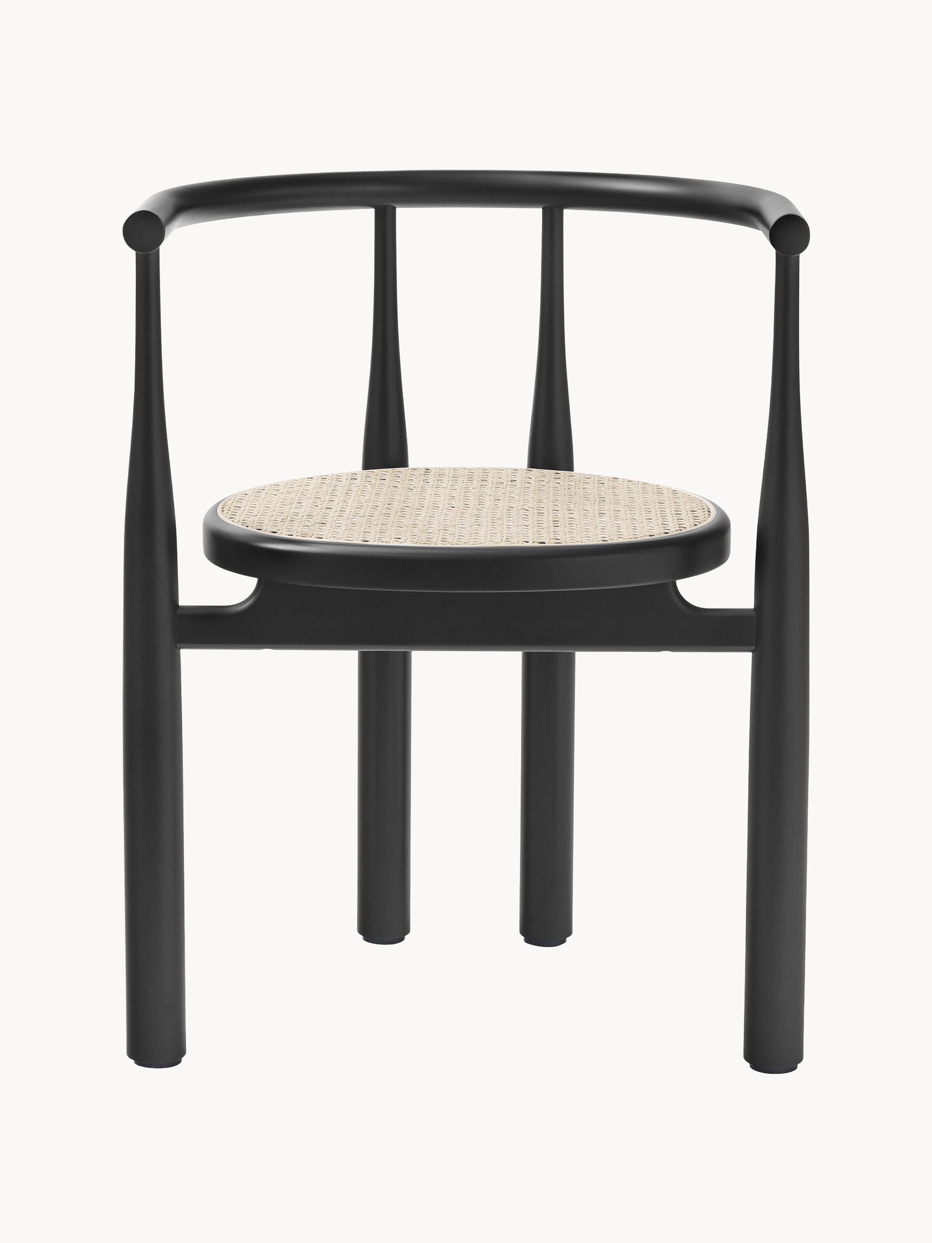 Bukowski Beech Wood Dining Chair with Armrests