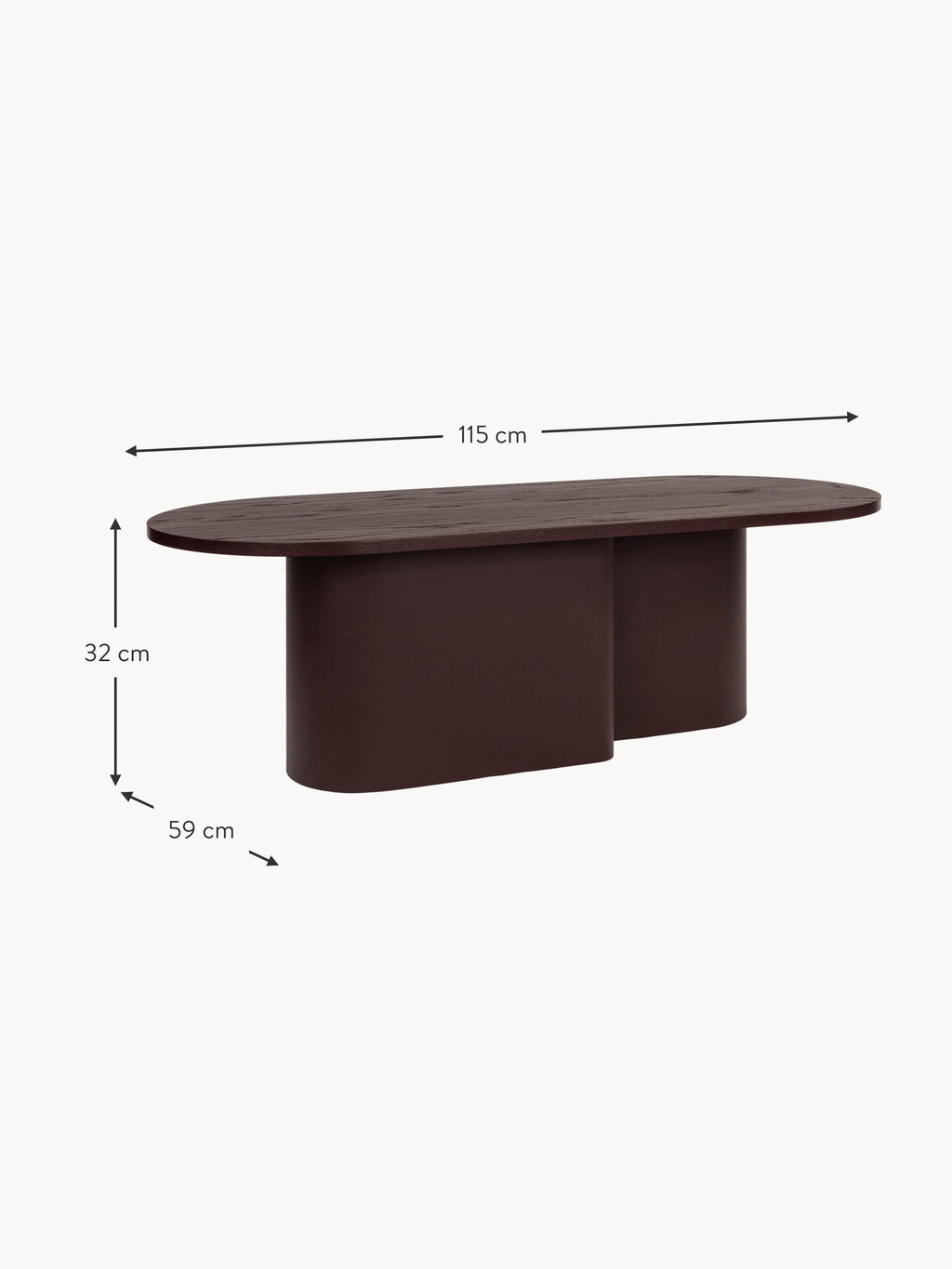 Looi Oval Coffee Table