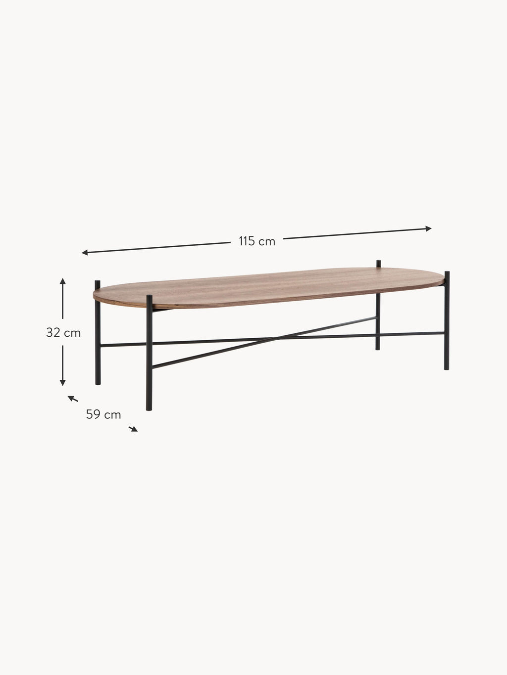 Toglan Oval Coffee Table