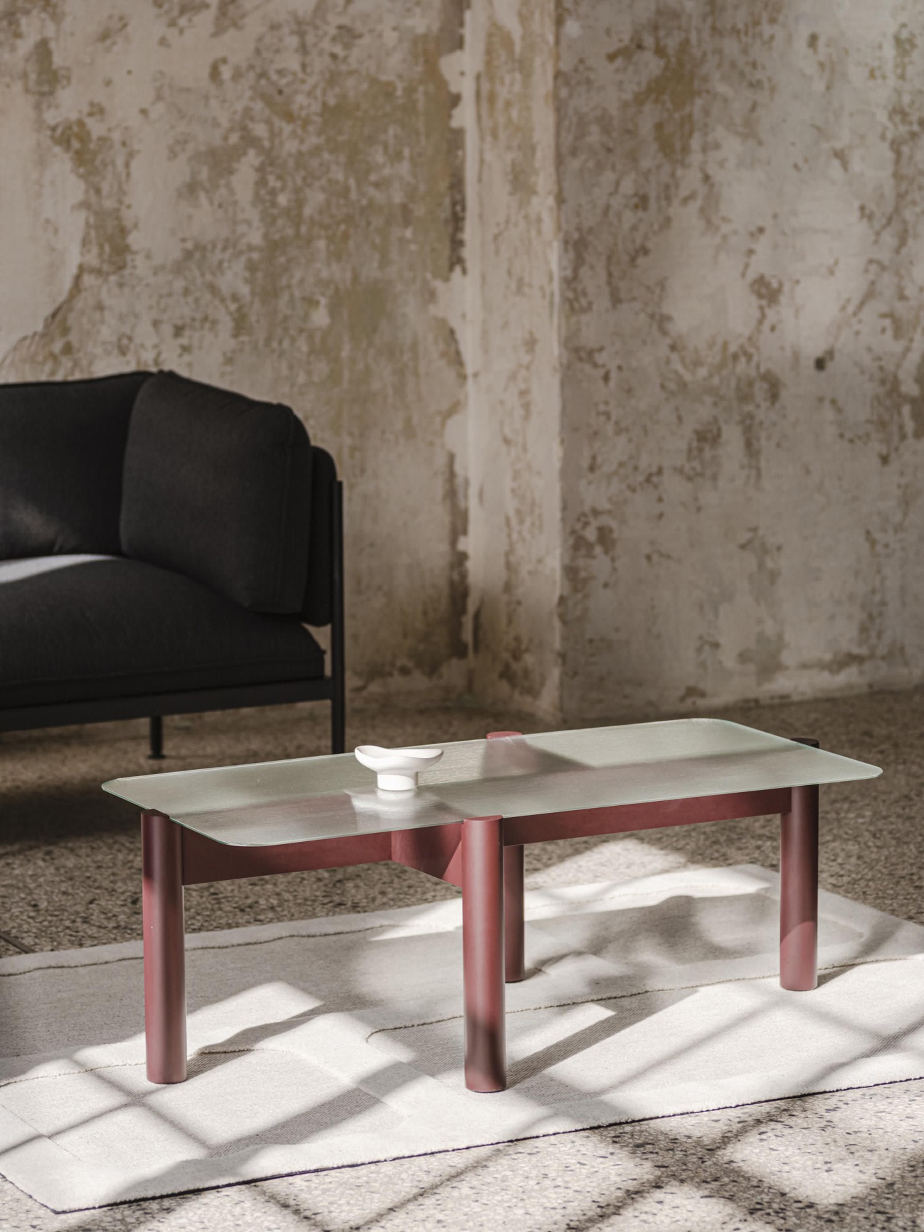 Kob Coffee Table with Glass Top