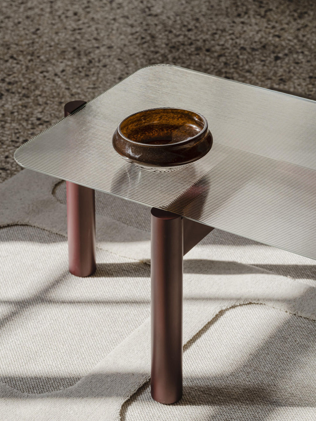 Kob Coffee Table with Glass Top