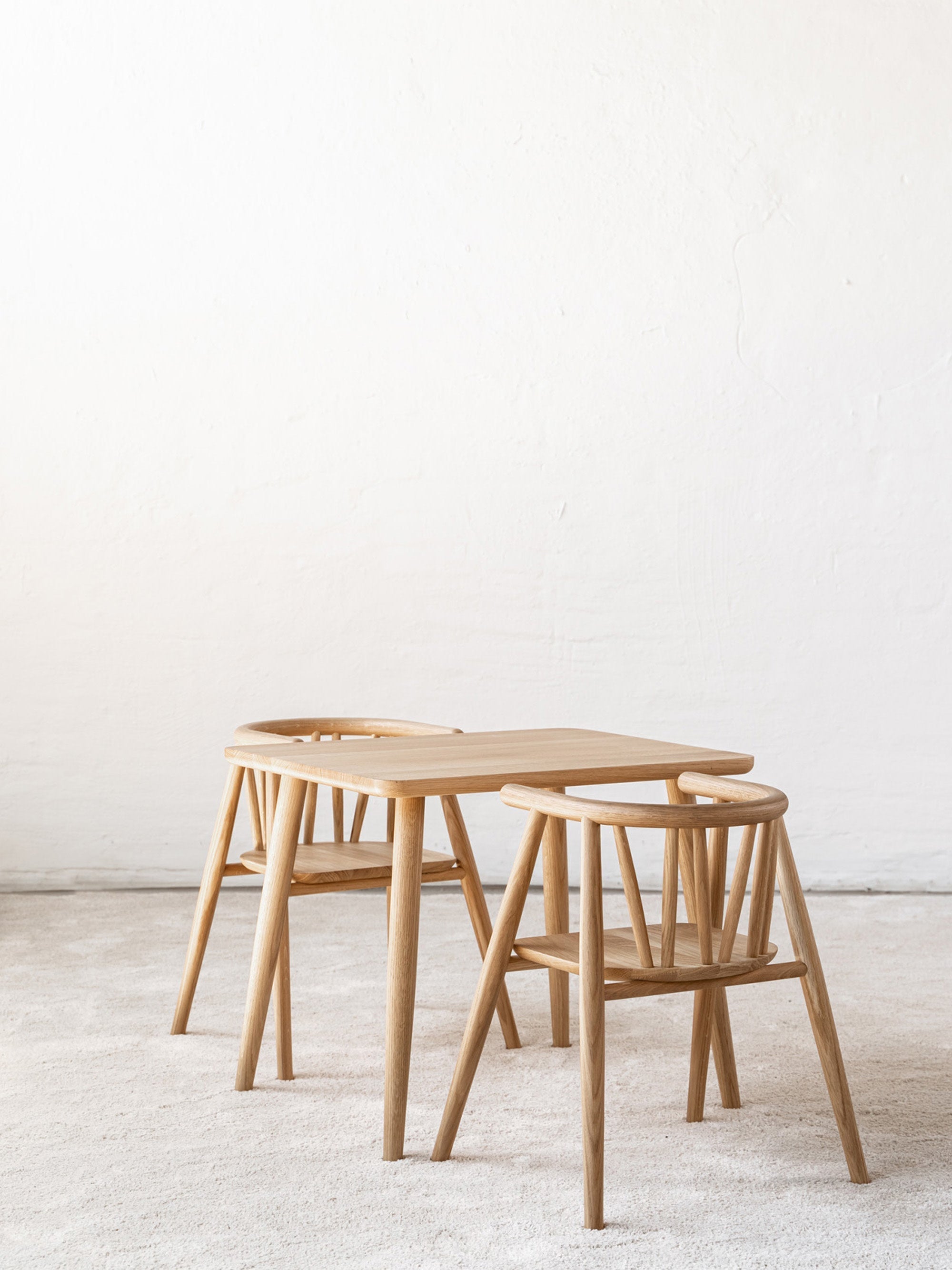 Asta Kids Handmade Oak Wood Table