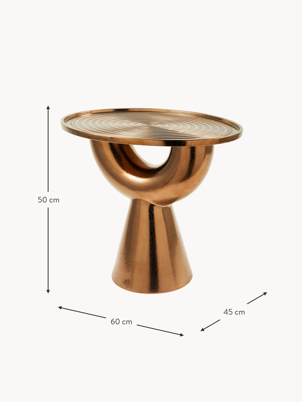 Anish Ceramic Round Side Table
