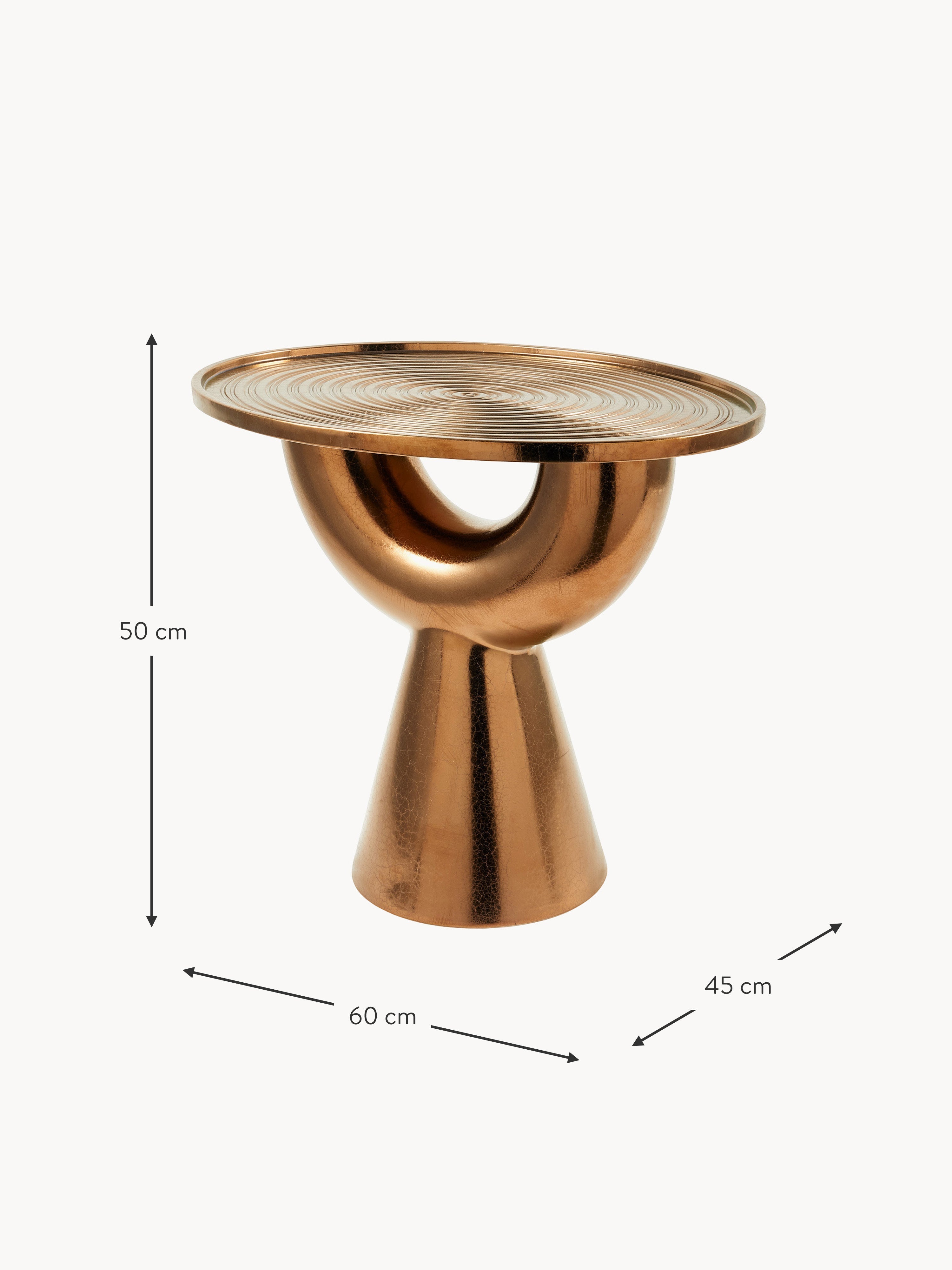 Anish Ceramic Round Side Table