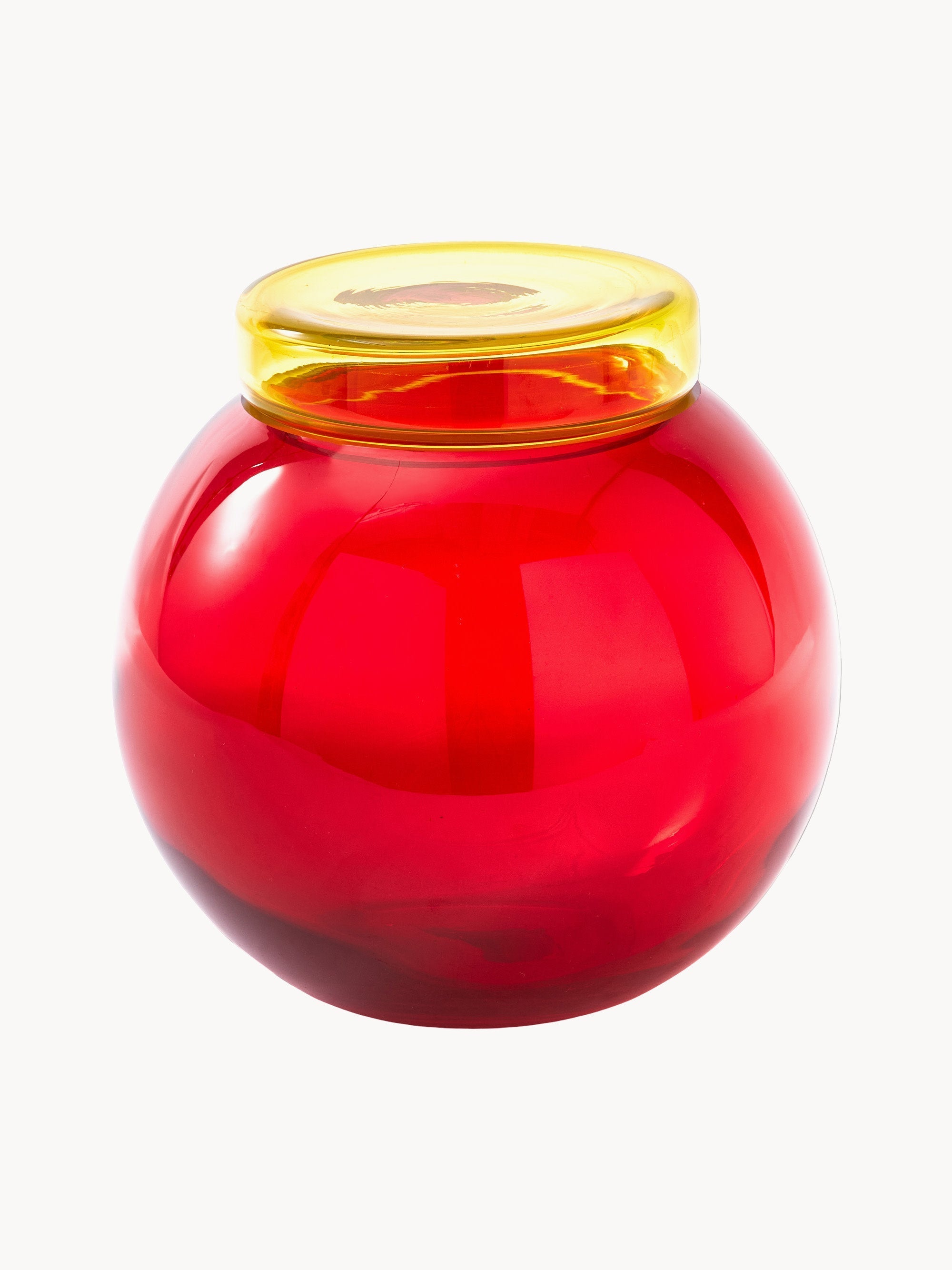 Jars Bloated with Caps, Set of 4