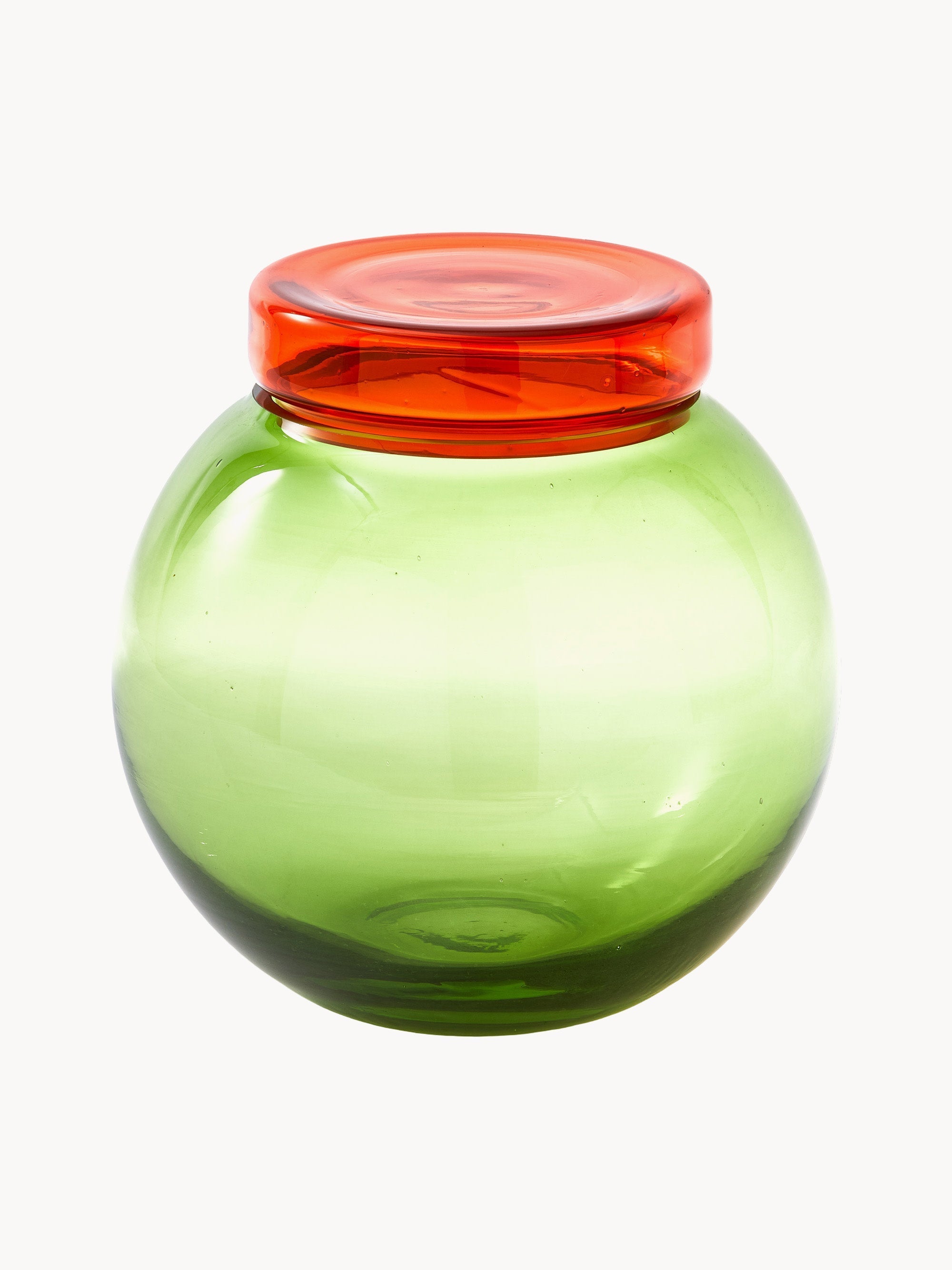 Jars Bloated with Caps, Set of 4