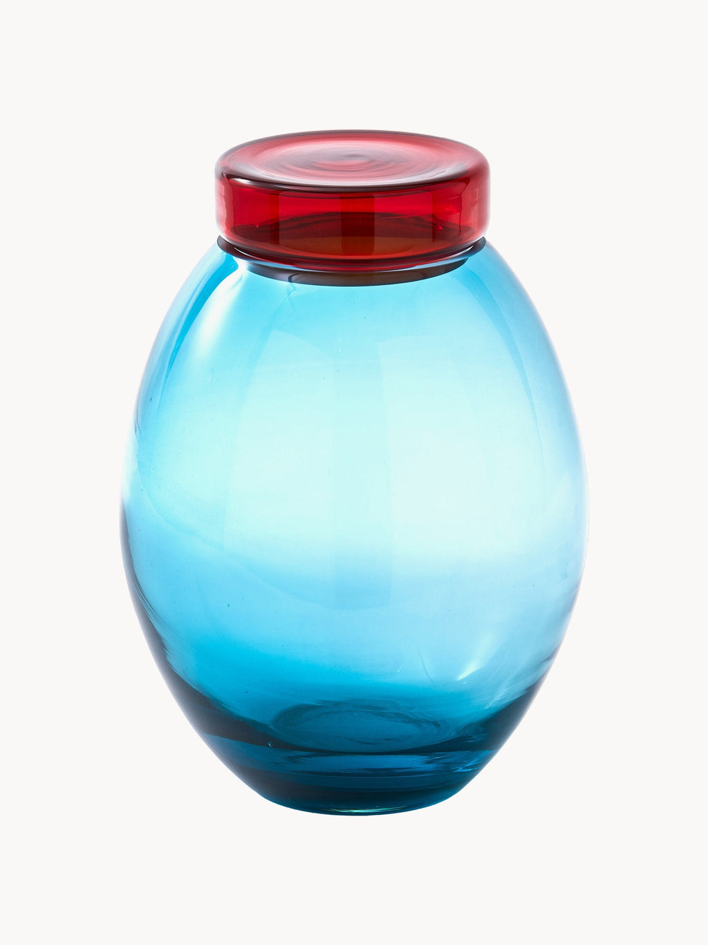 Jars Bloated with Caps, Set of 4