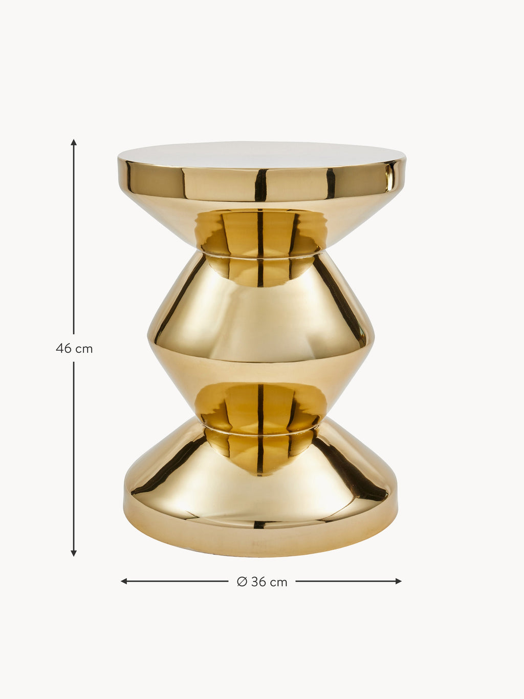 Zag Round Side Table Zig