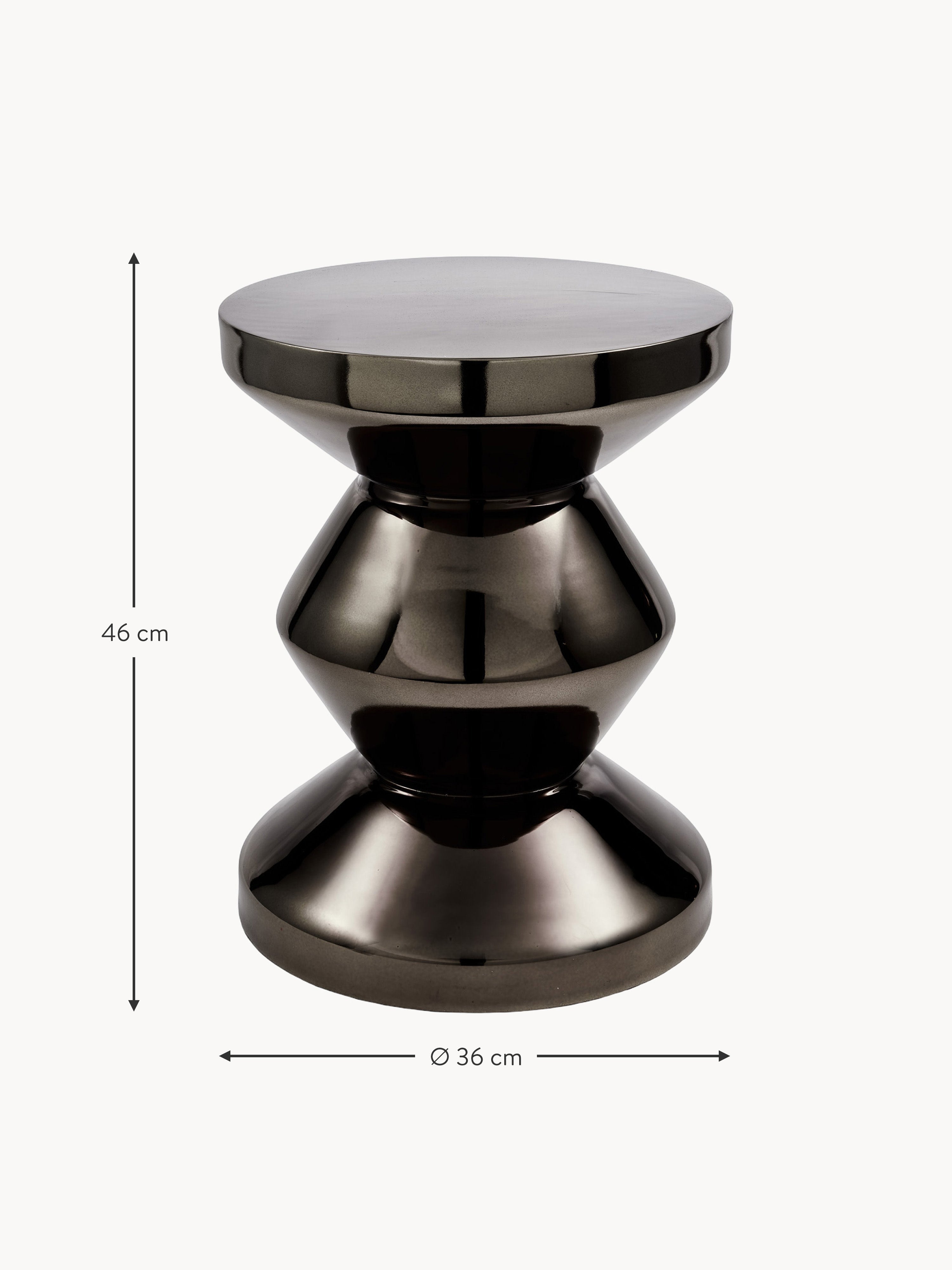 Zag Round Side Table Zig