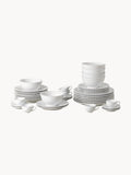Gallery image 1 - Tableware Set Pearl with Beaded Edges, 6 people, Set of 36