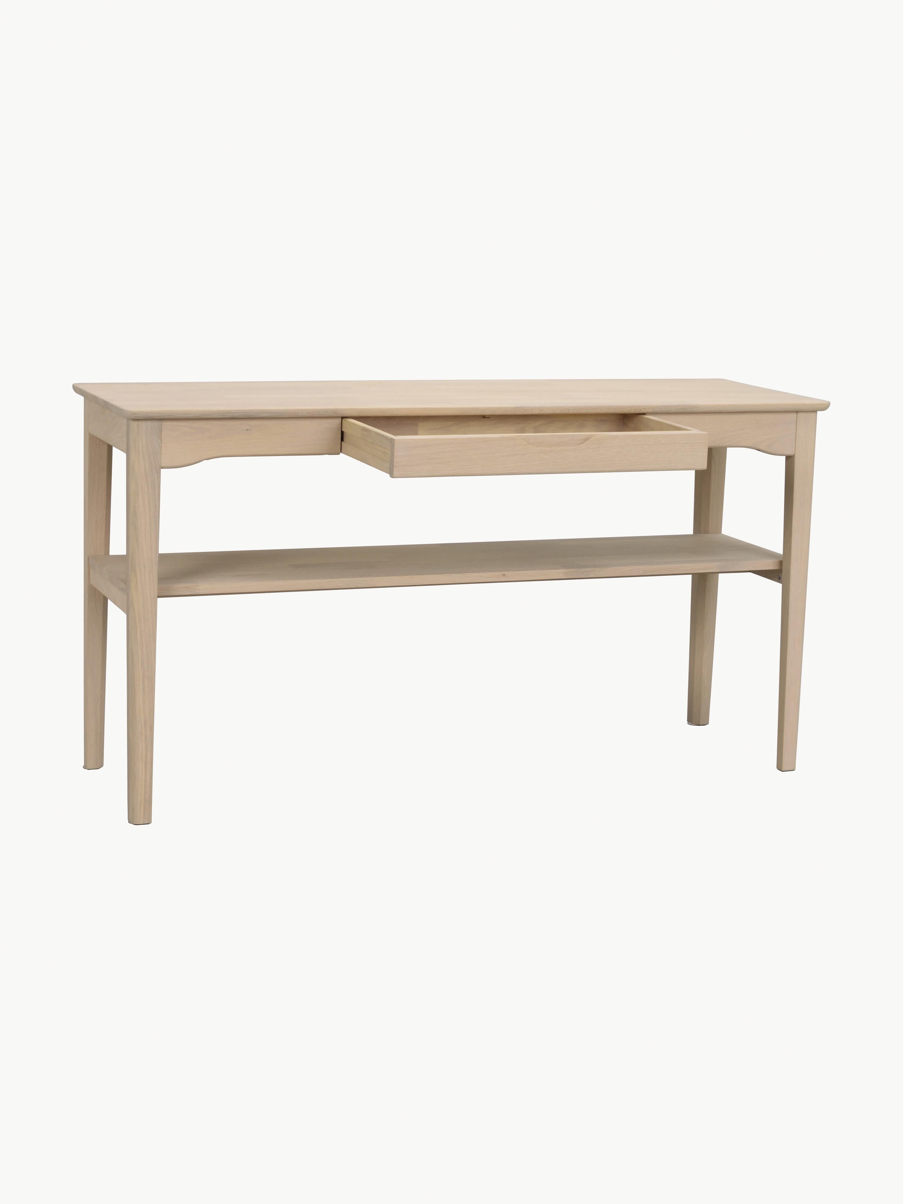 Markham Oak Wood Console Table