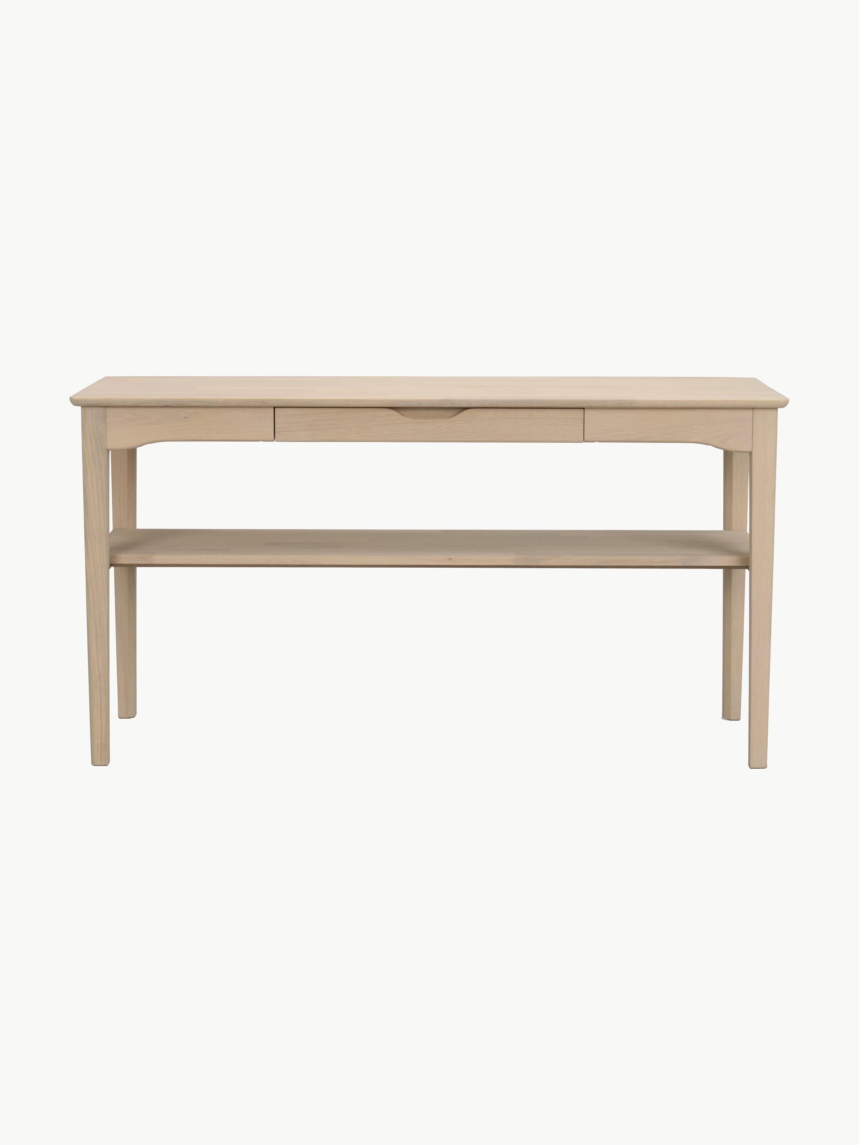 Markham Oak Wood Console Table