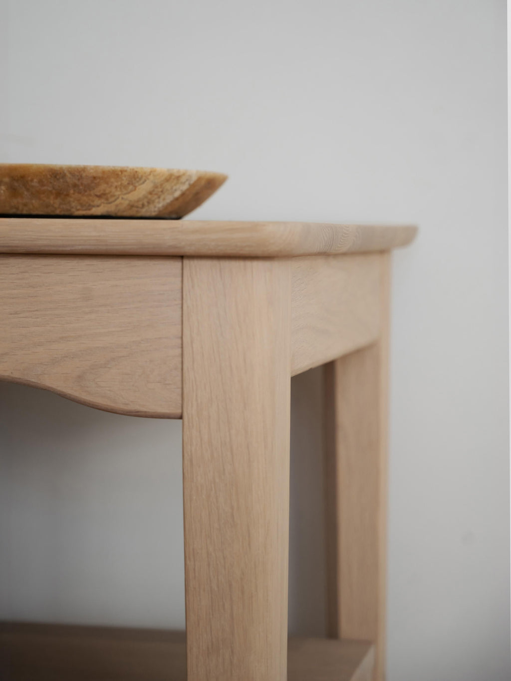 Markham Oak Wood Console Table