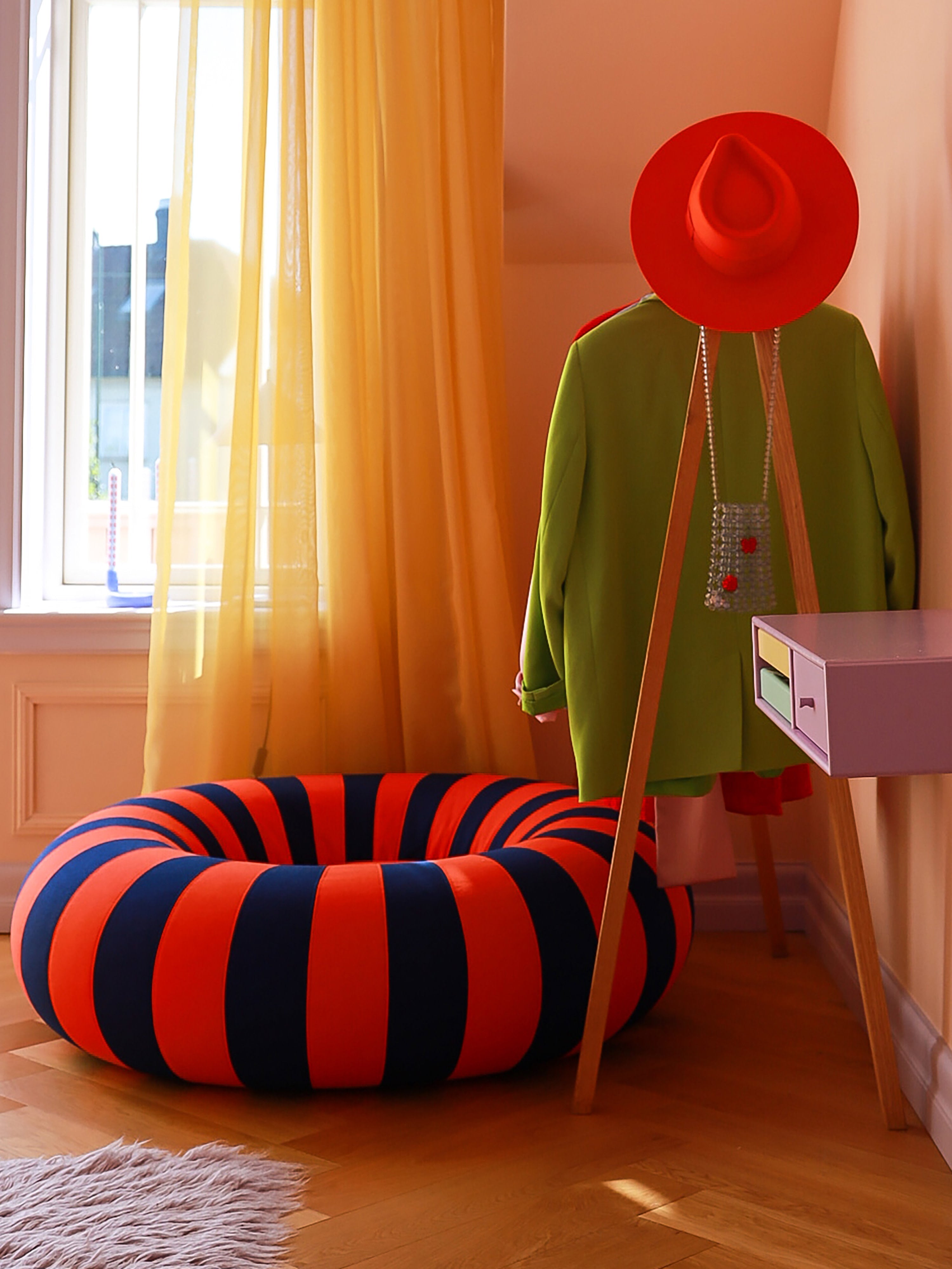 Float Inflatable Round Pouf, Ø 120