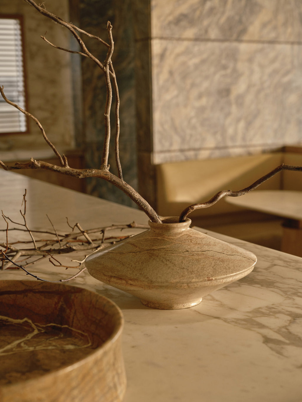 Serax x Kelly Wearstler, Marble Vase Dune, H 15 cm