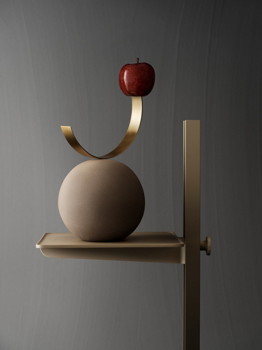 Museum Height-Adjustable Side Table