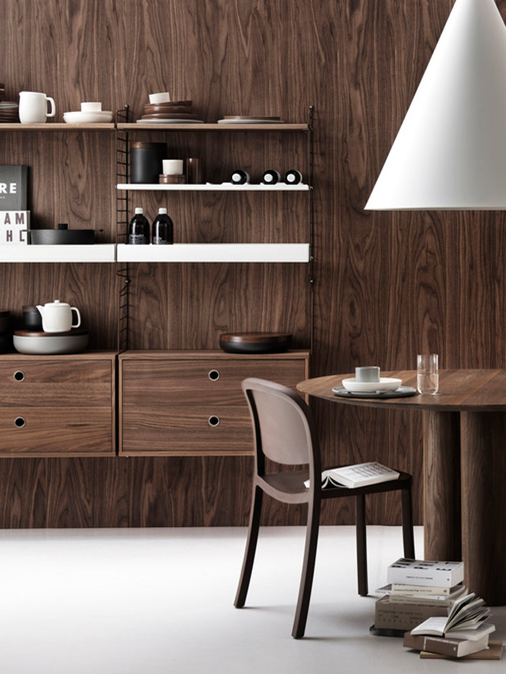 Cabinet String System with Drawers, W 78 x D 30 cm