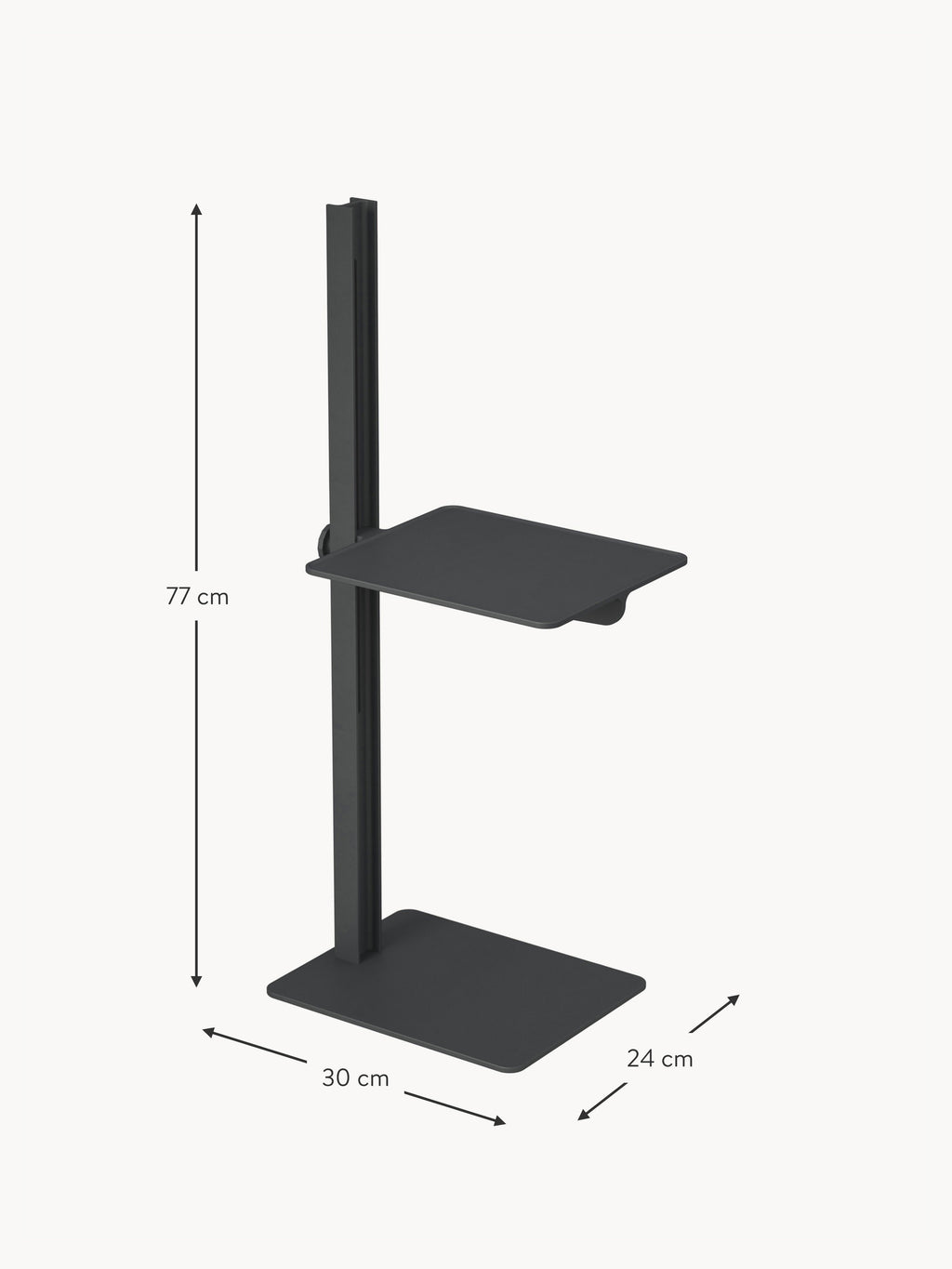 Museum Height-Adjustable Side Table
