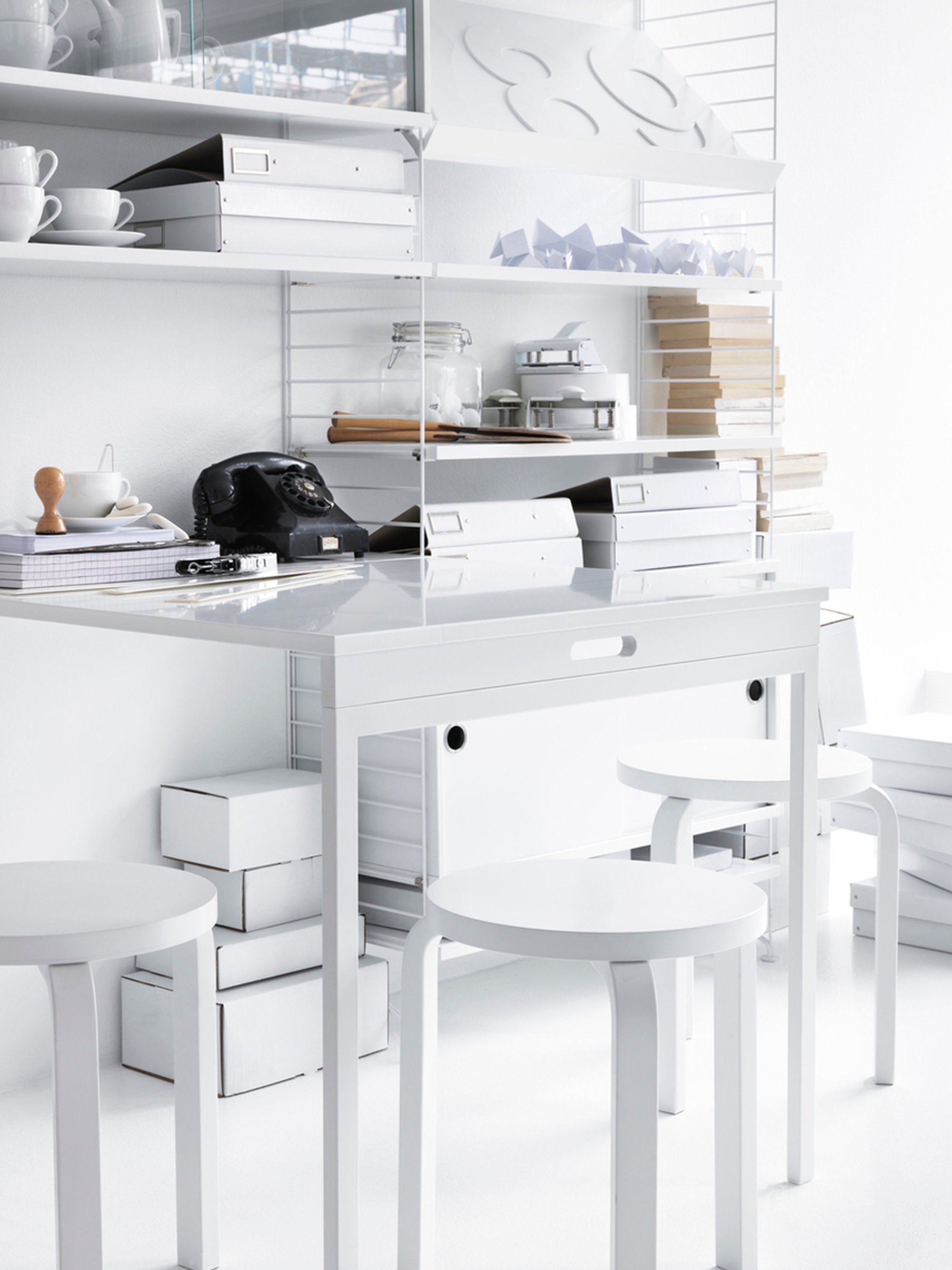 Folding Table String System, W 78 x D 30 cm