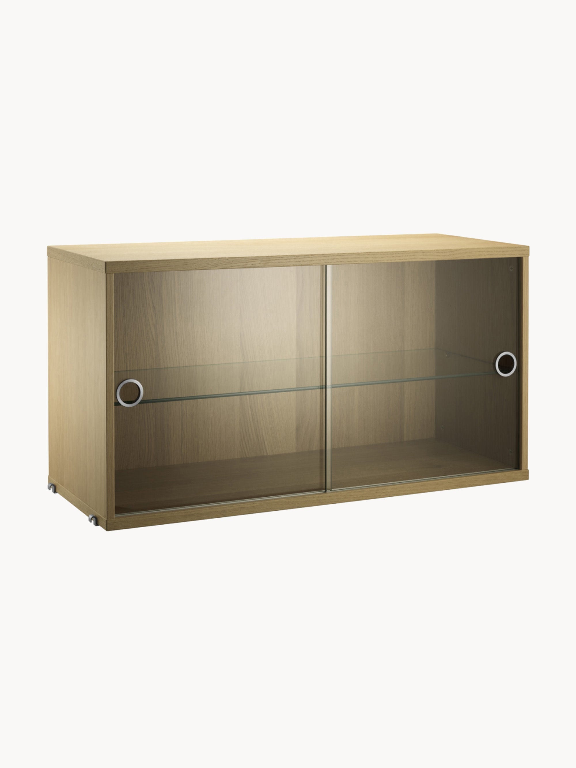 Gallery image 1 - Display Cabinet String System with Sliding Glass Doors, W 78 x D 30 cm